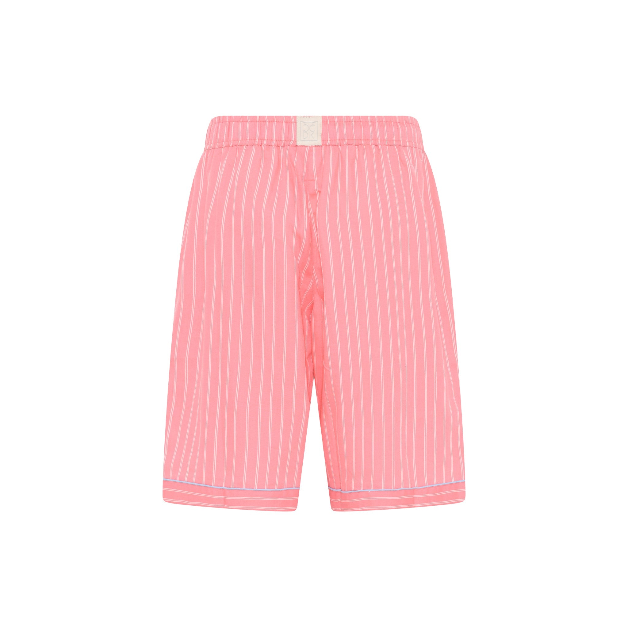 Victoria Long Shorts, Geranium Pink Stripe