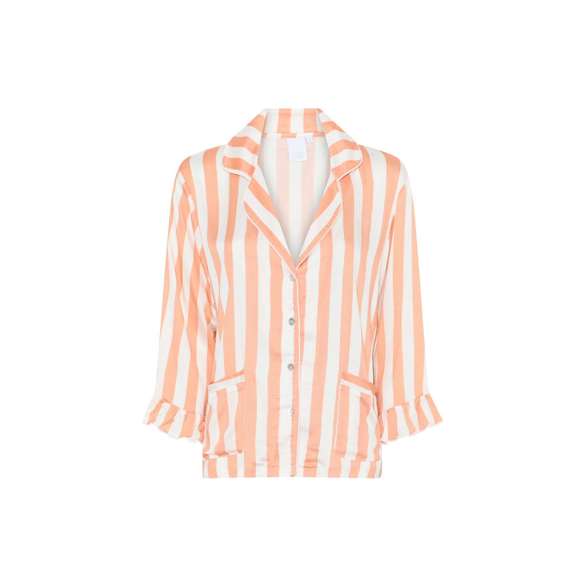 Saga Shirt, Coral Sands Stripe