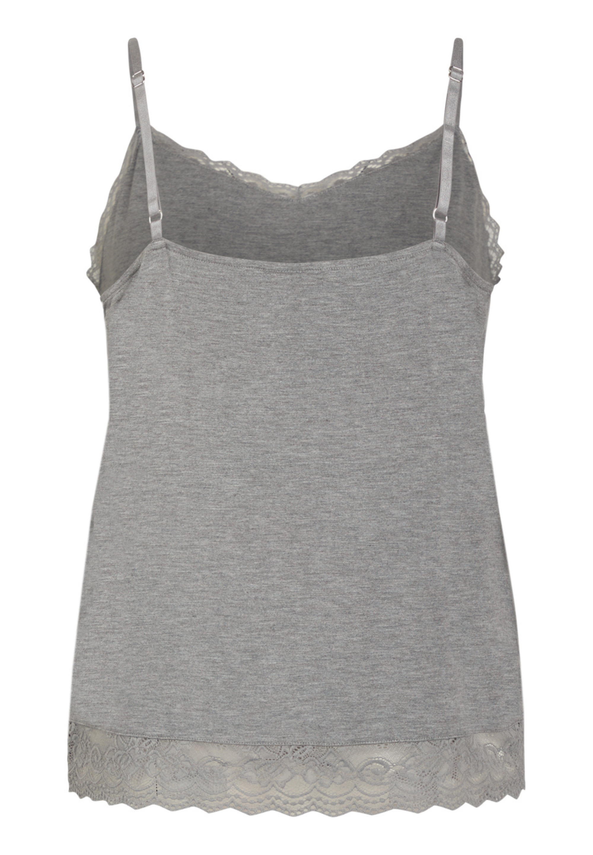 Kendall Chemise Top, Grey Melange