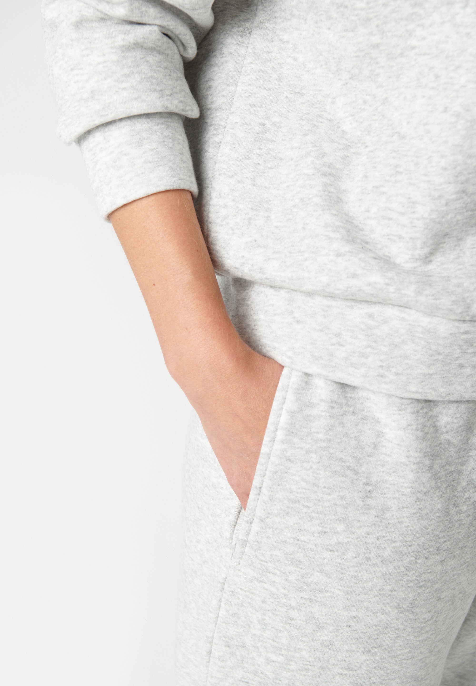 Asta Sweat Shirt, Light Grey Melange