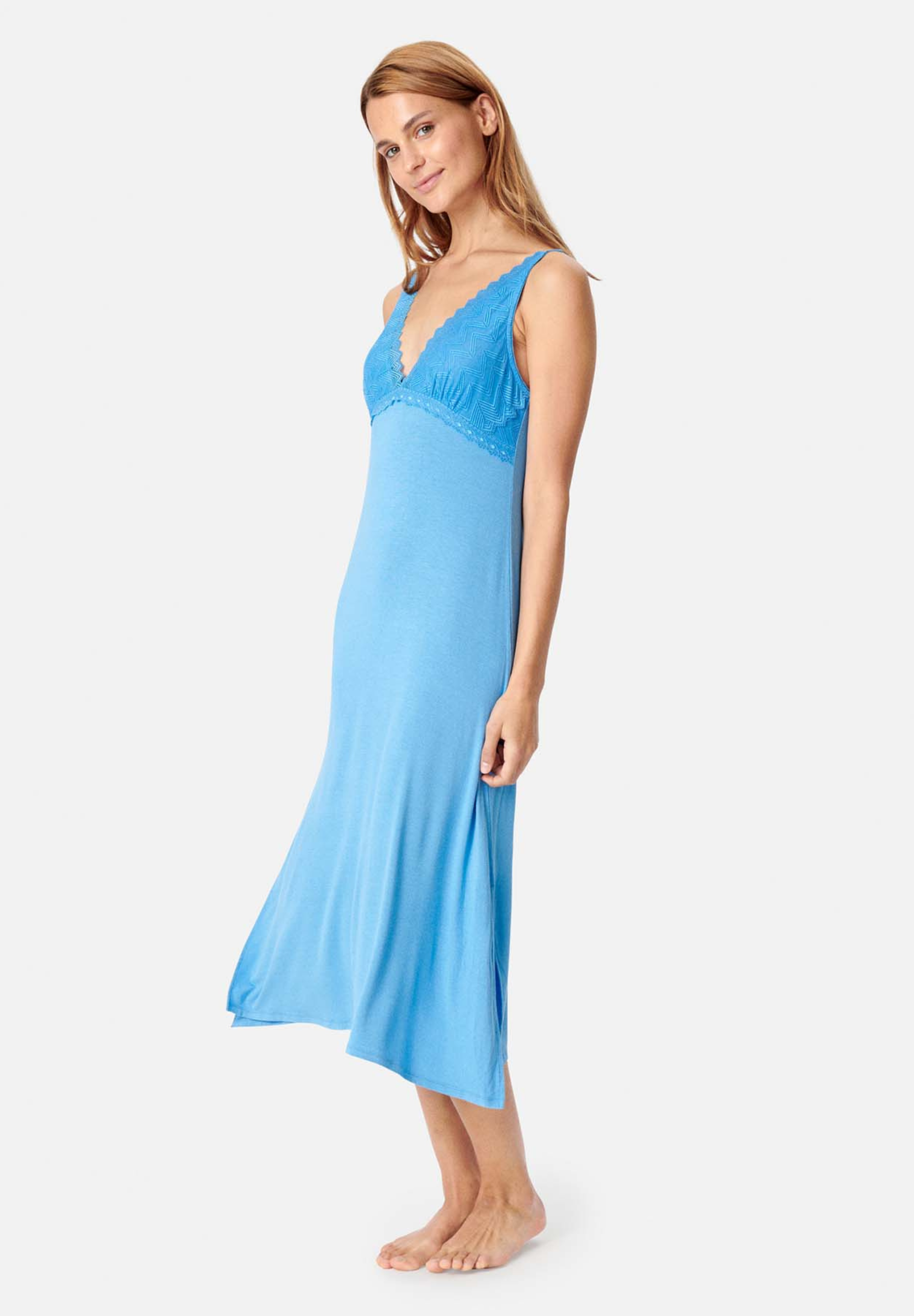 Nova Dress, Lichen Blue