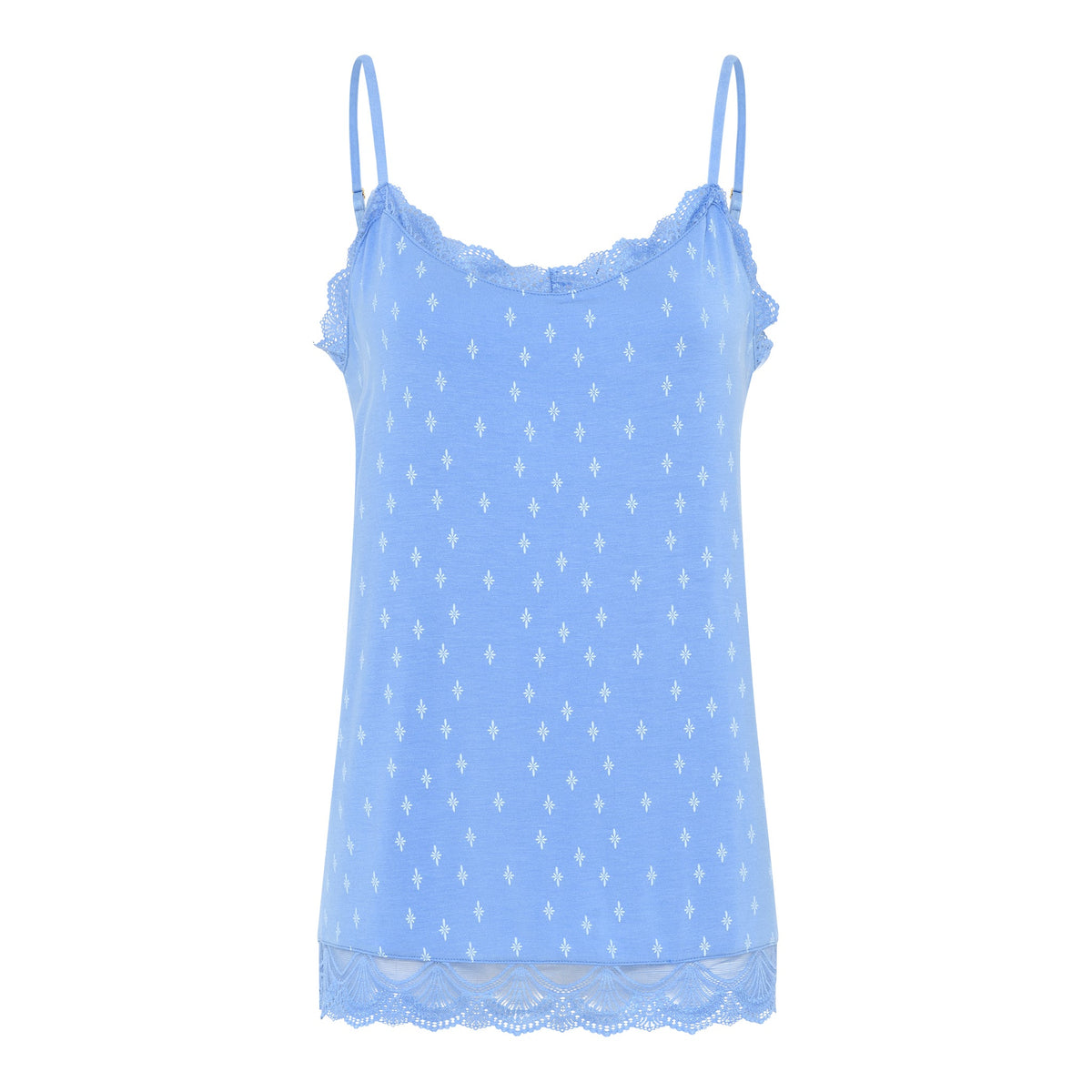 Kendall Chemise Top, Azurine AOP – CCDK Copenhagen