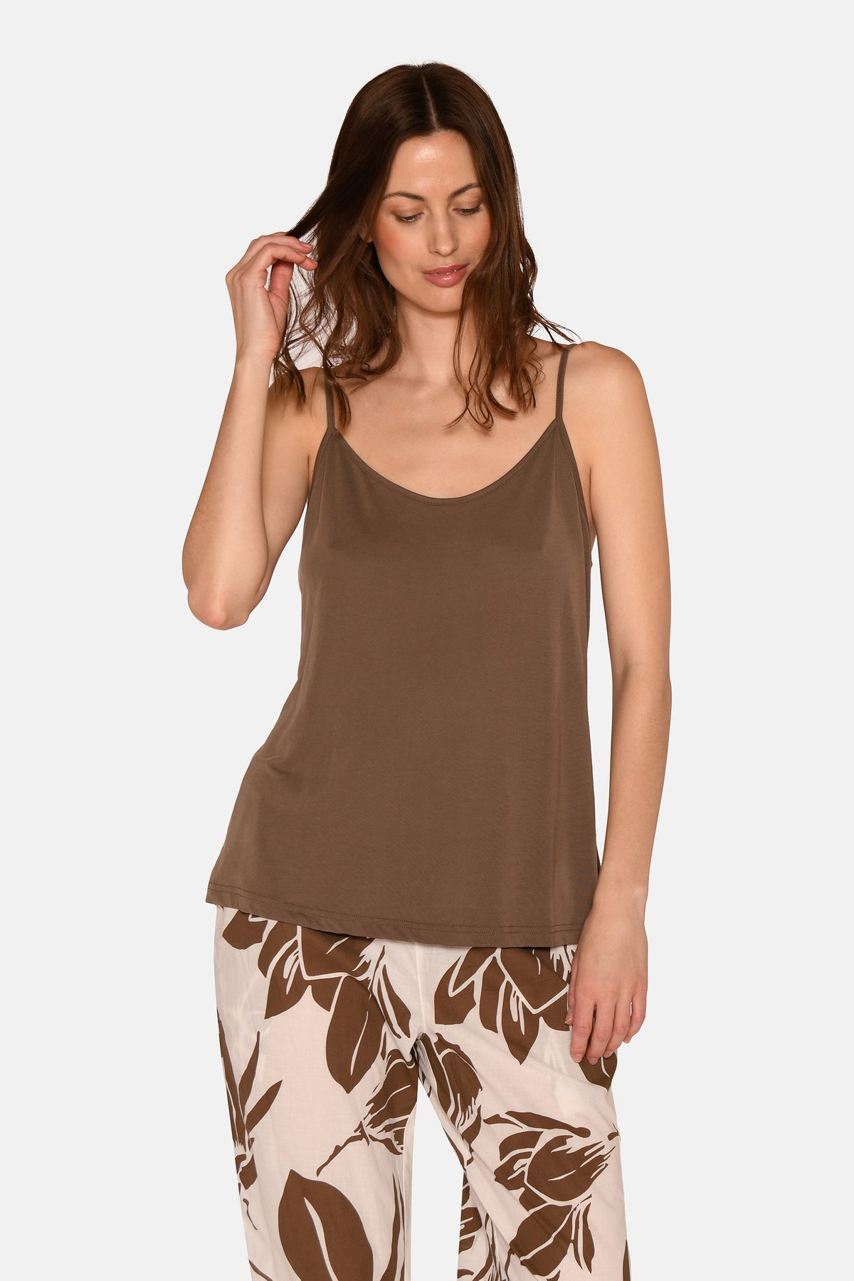 Kendall Chemise Top, Chocolate Chip – CCDK Copenhagen