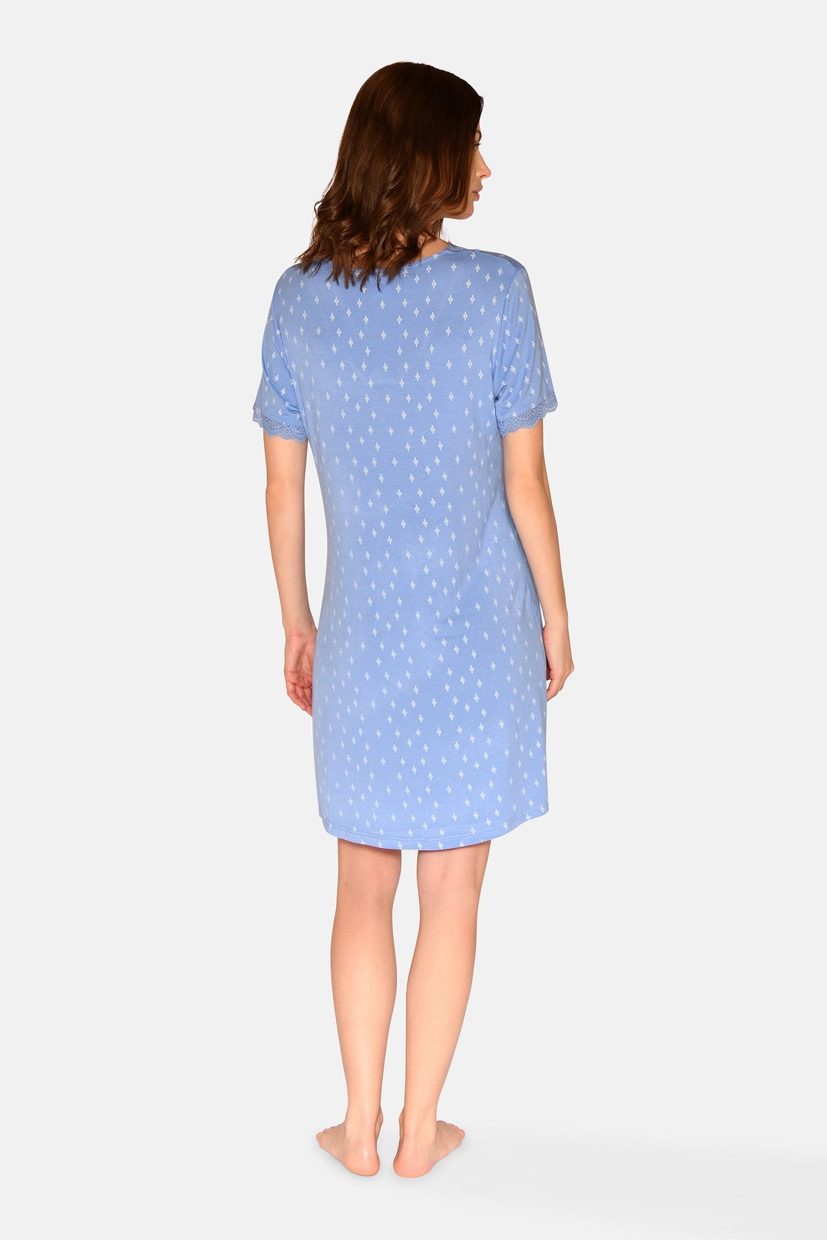 Jacqueline S/S Dress, Azurine AOP – CCDK Copenhagen