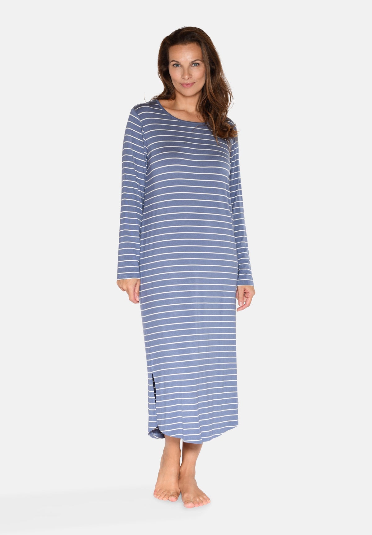 Nicole Long Sleeve Long Dress, Wild Wind Stripe – CCDK Copenhagen