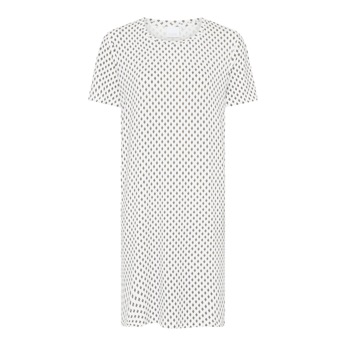 Nicole S/S Dress, Snow white AOP – CCDK Copenhagen