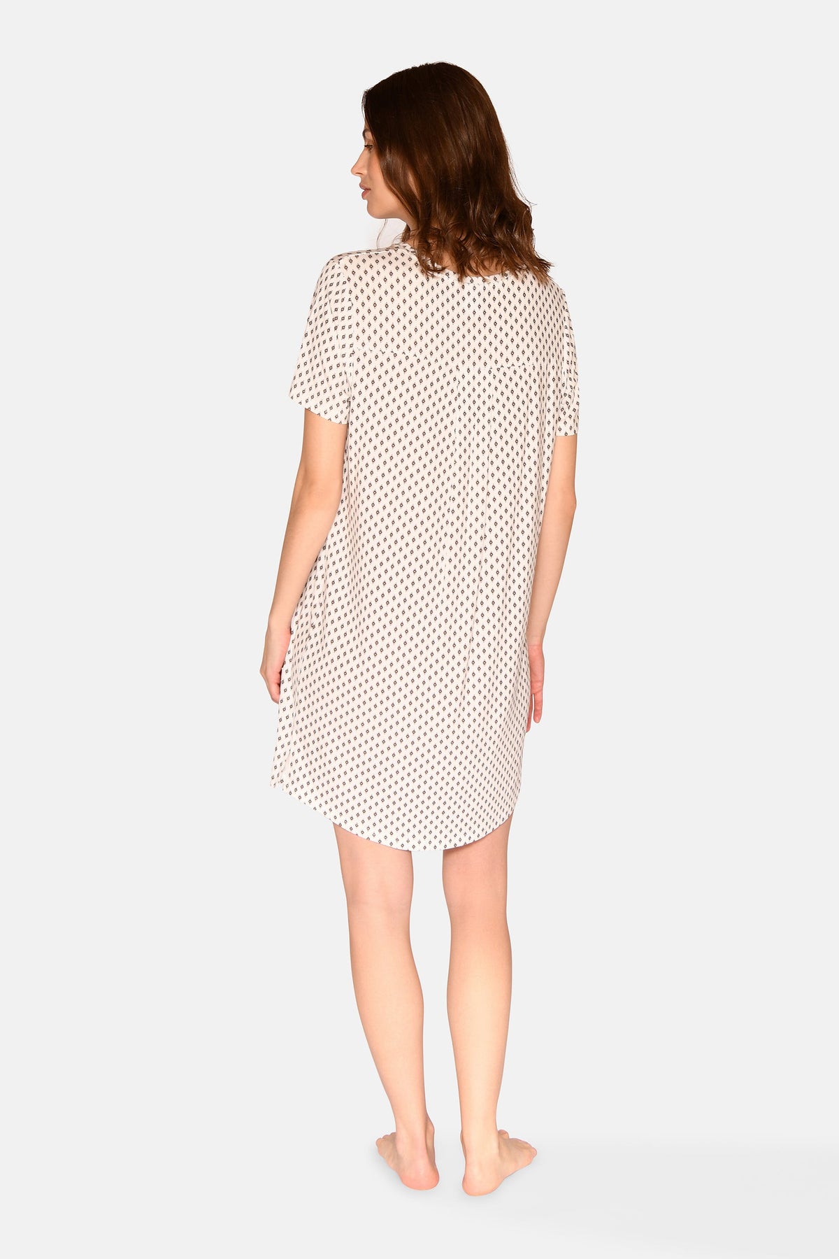 Nicole S/S Dress, Snow white AOP – CCDK Copenhagen