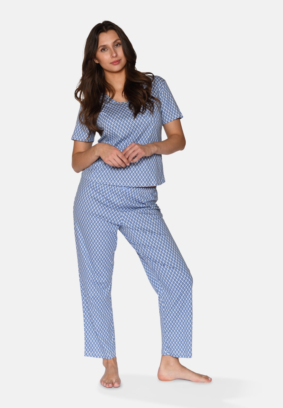 Charlotte Crop Pants, Riverside AOP – CCDK Copenhagen
