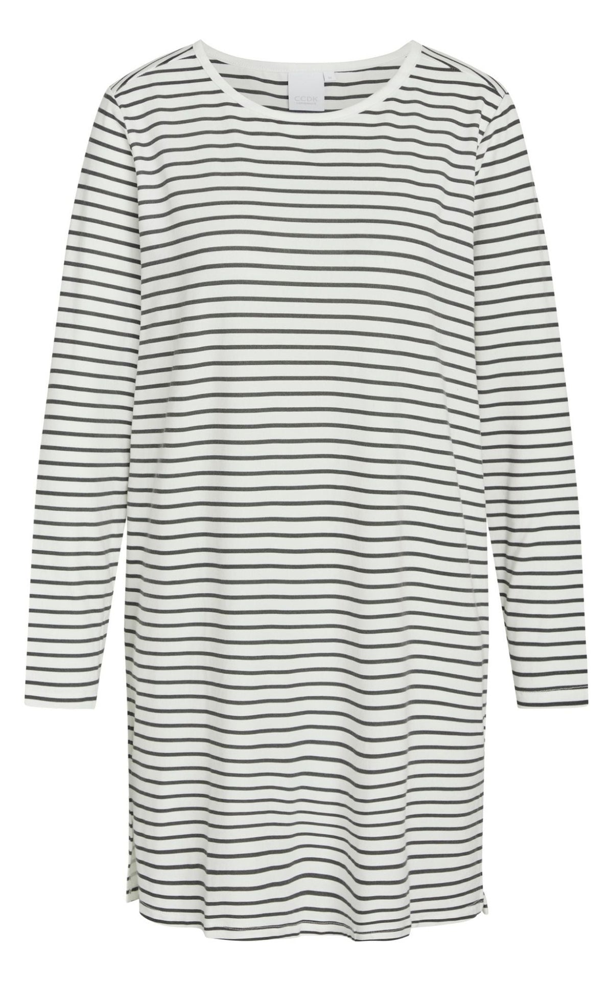 Bea Long Sleeve Dress, Pavement stripe