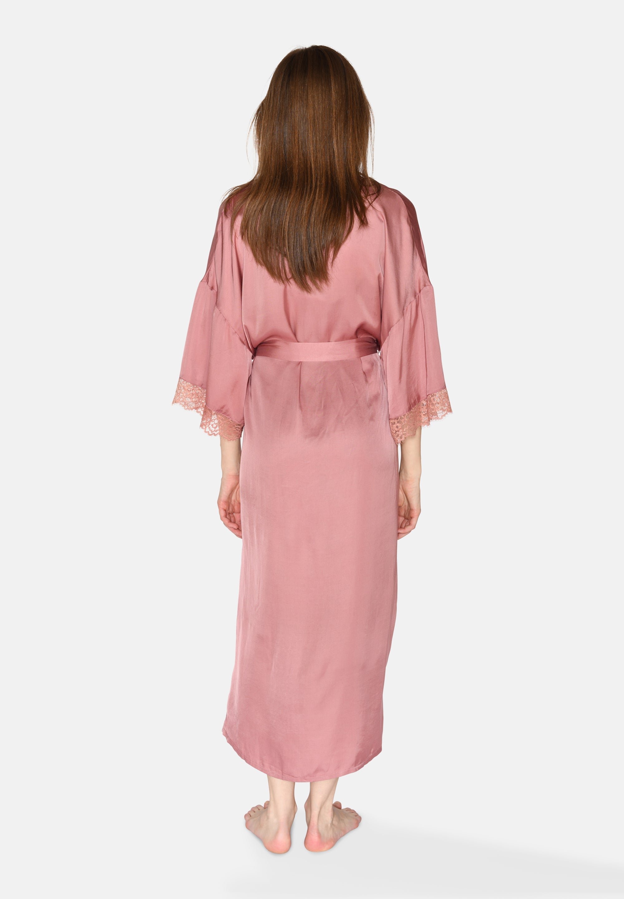 Jeanette Long Kimono, Old Rose