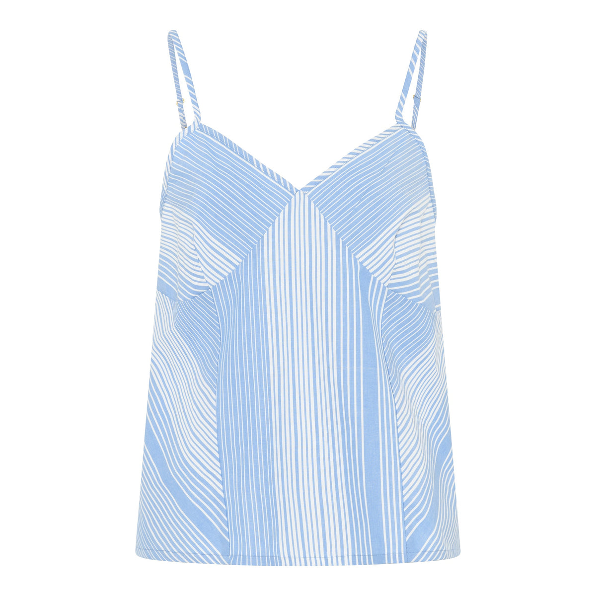 Runa Chemise Top, Azurine Stripe – CCDK Copenhagen