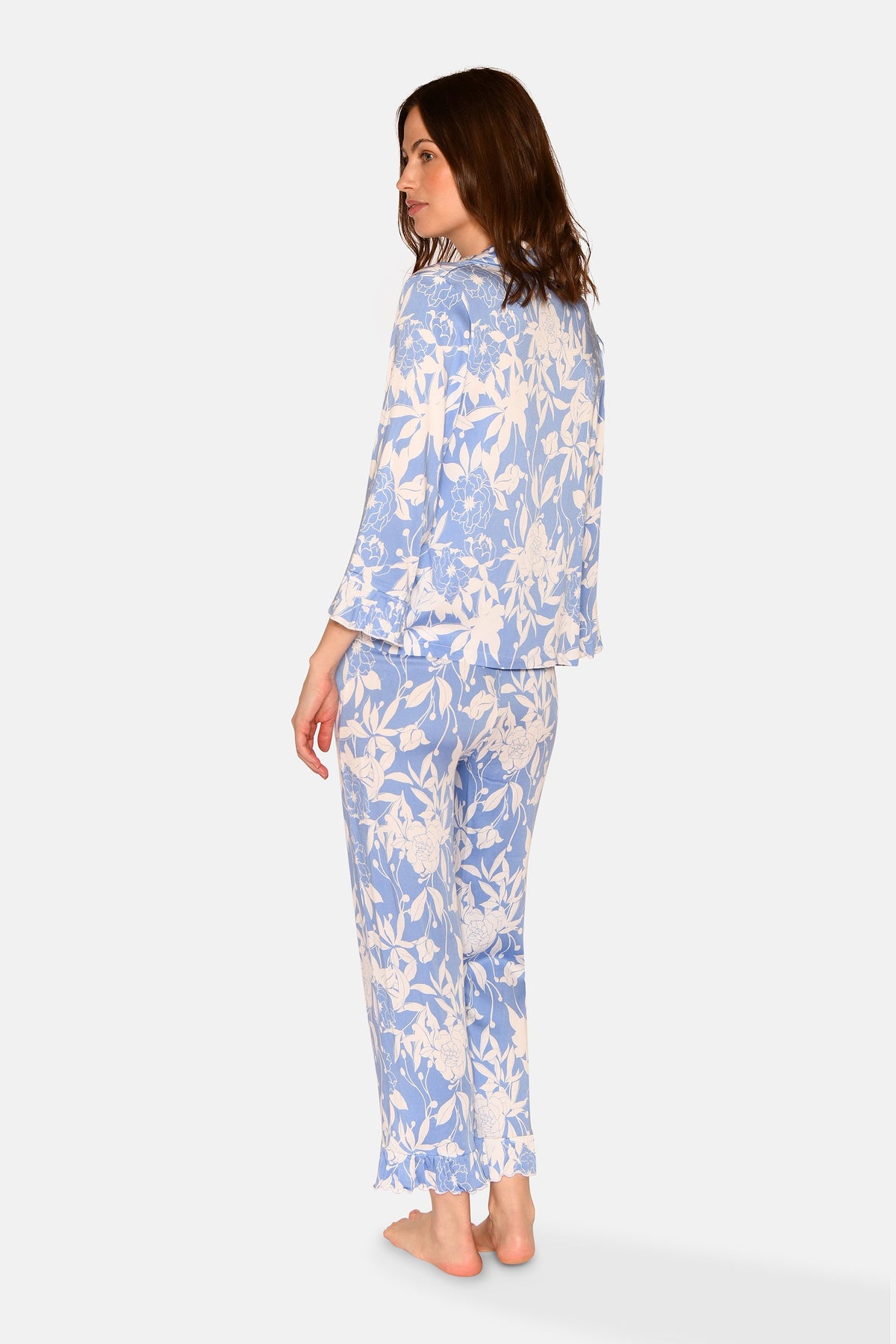Saga Short Shirt, Azurine AOP. – CCDK Copenhagen