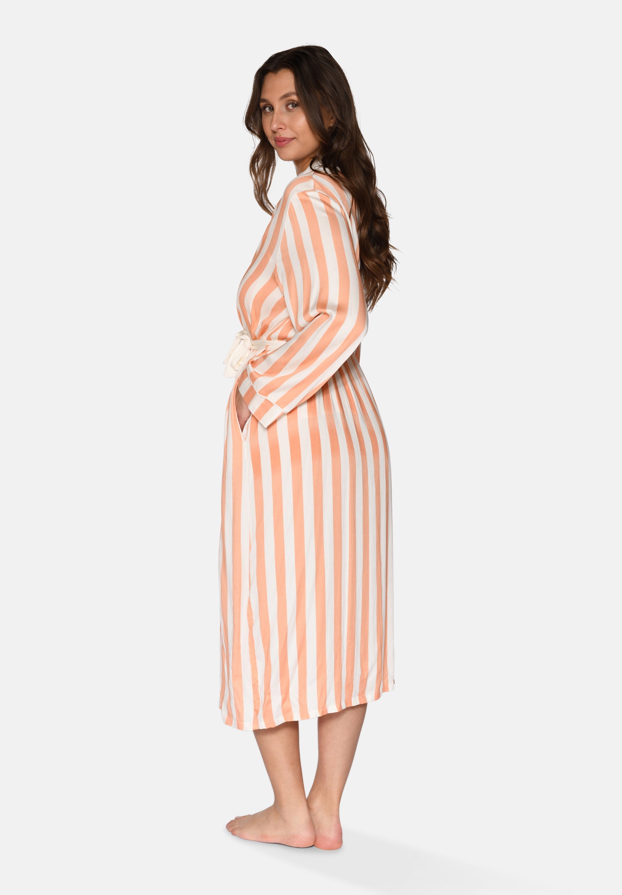 Noa Kimono, Coral Sands Stripe