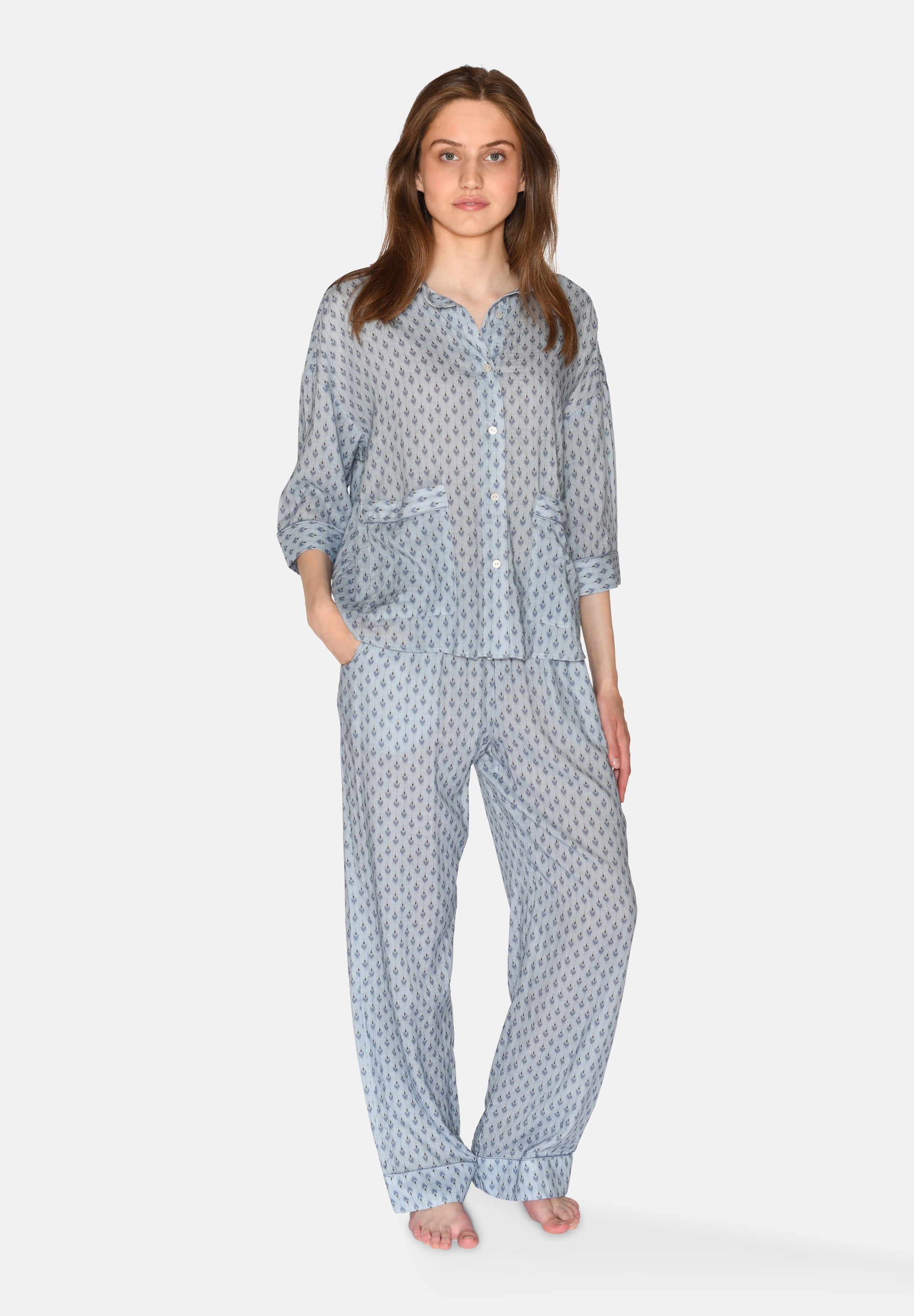Sonja Shirt, Celestian Blue AOP