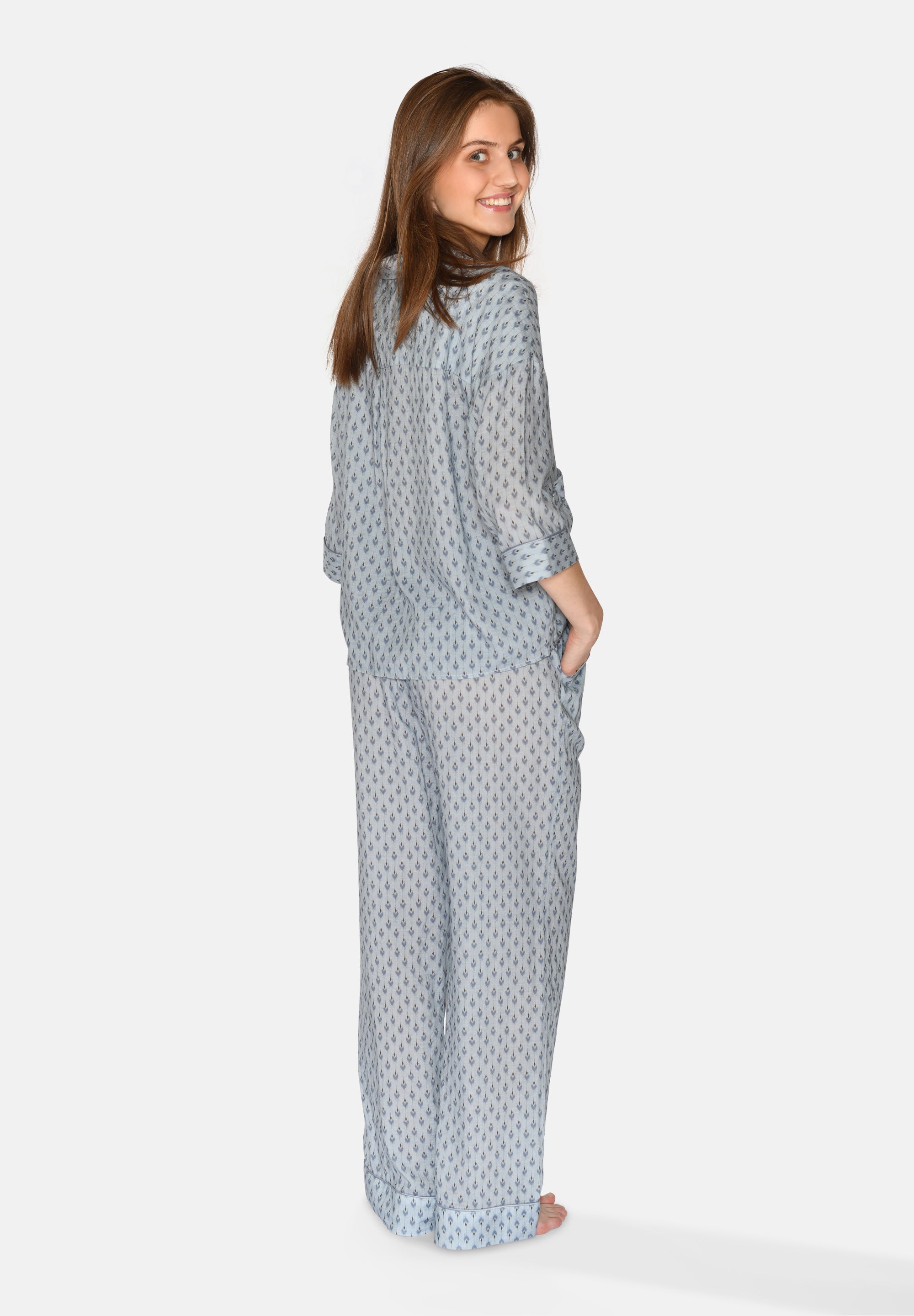 Sonja Shirt, Celestian Blue AOP