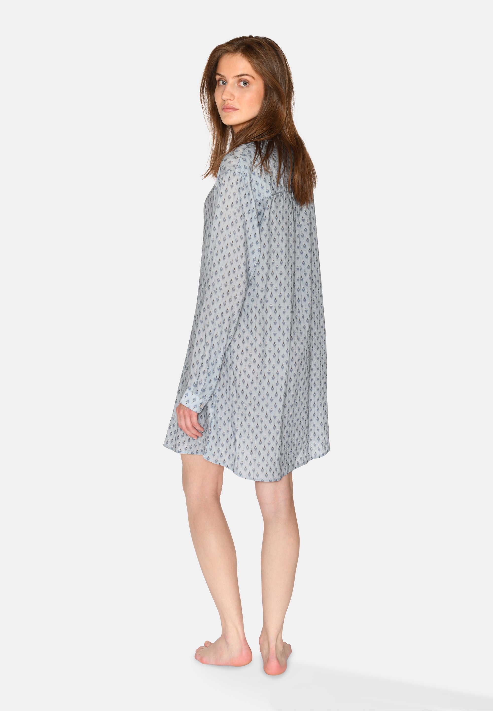 Solvei Shirt, Celestian Blue AOP