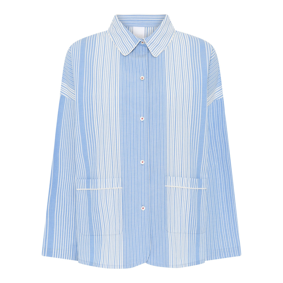 Amanda Shirt, Azurine Stripe – CCDK Copenhagen