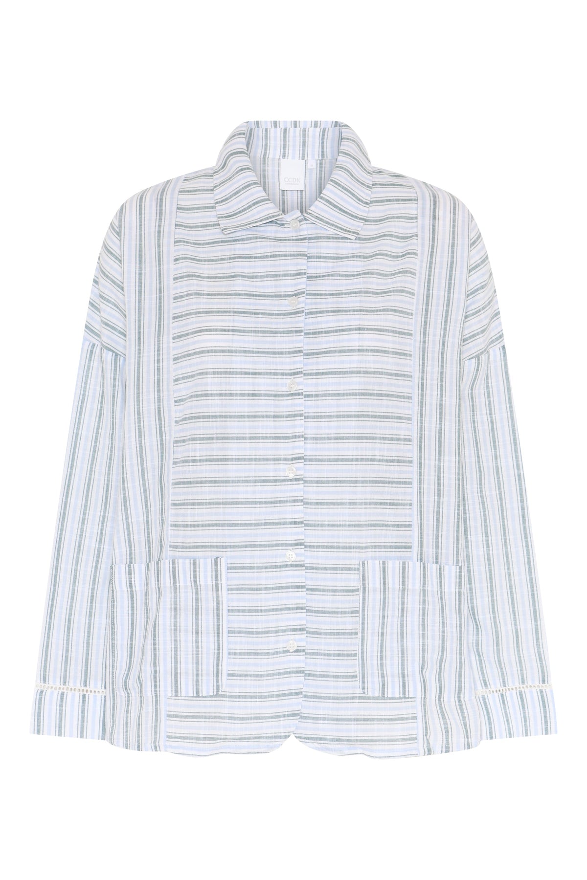 Amanda Shirt, Sagebrush Green Stripe – CCDK Copenhagen
