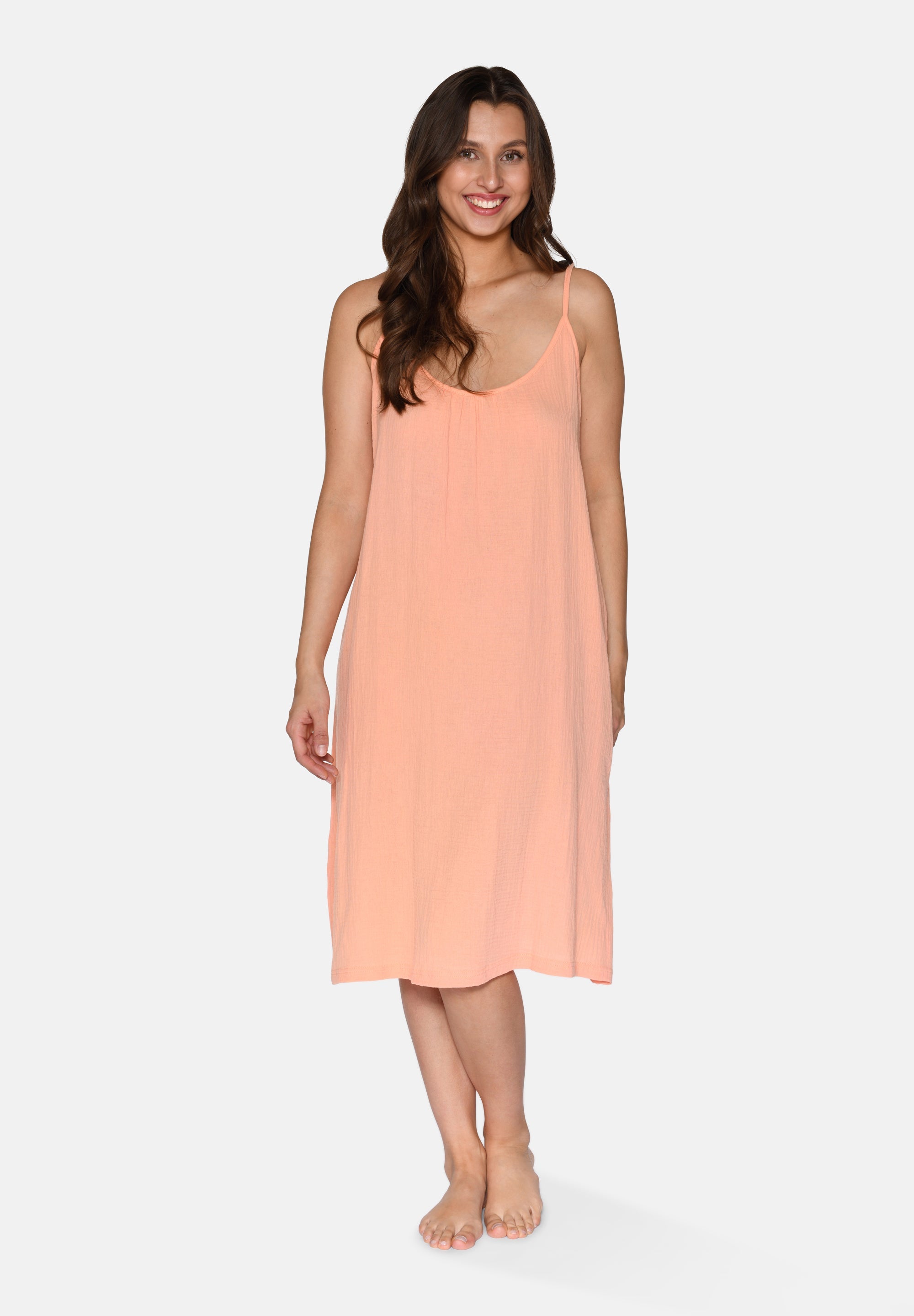 Oda Dress, Coral Sands