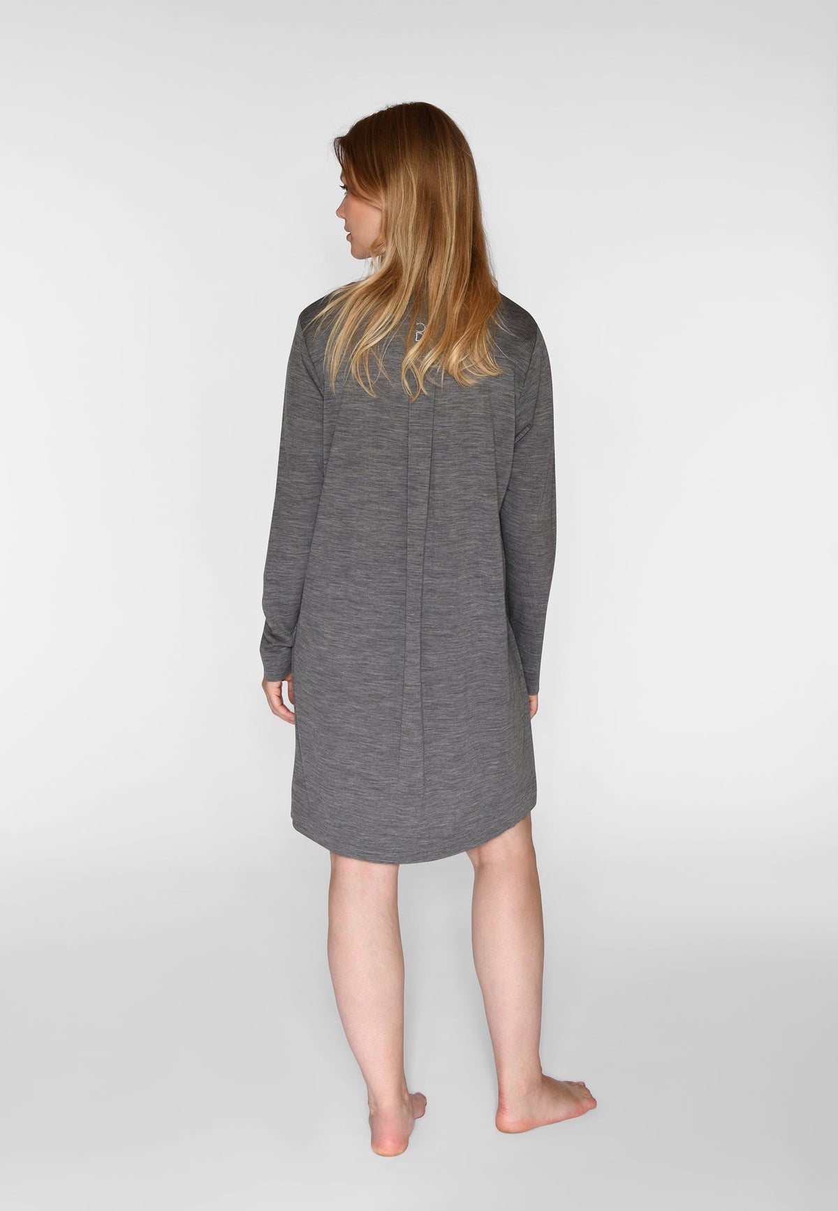 Marcia L/S Dress, Dark Grey Melange – CCDK Copenhagen
