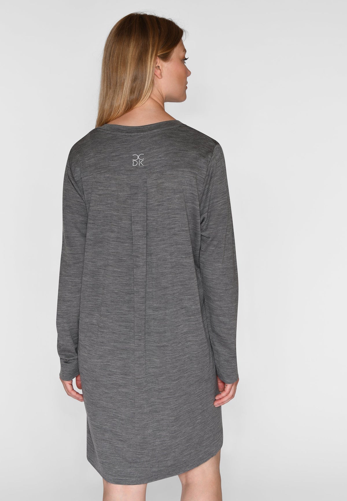 Marcia L/S Dress, Dark Grey Melange – CCDK Copenhagen