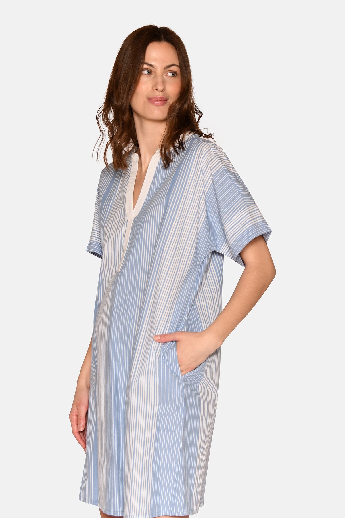 Aya Dress, Azurine Stripe – CCDK Copenhagen