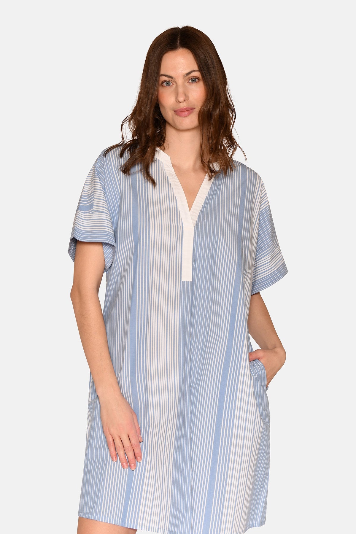 Aya Dress, Azurine Stripe – CCDK Copenhagen