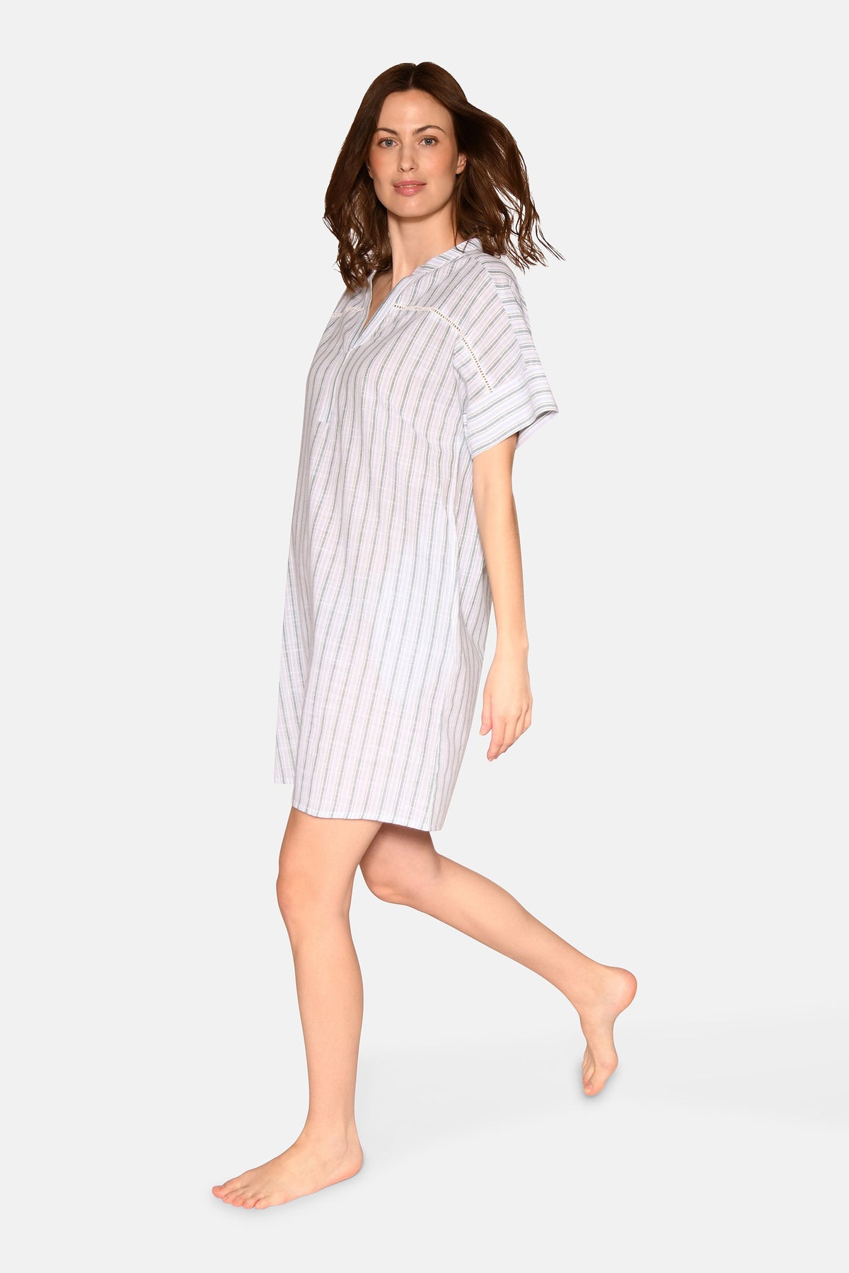 Aya Dress, Sagebrush Green Stripe – CCDK Copenhagen