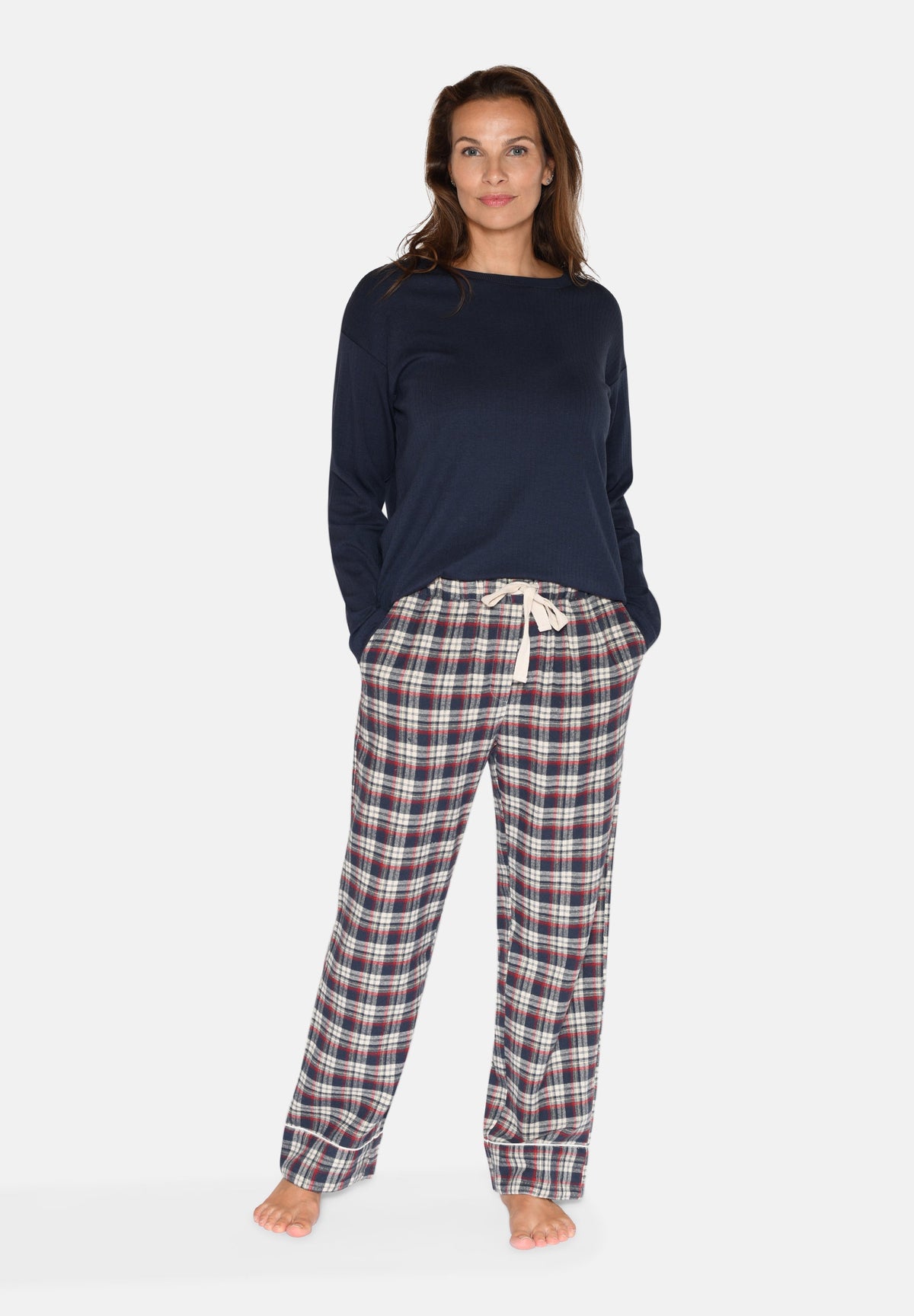 Nicola Check Pants, Parisian Night – CCDK Copenhagen