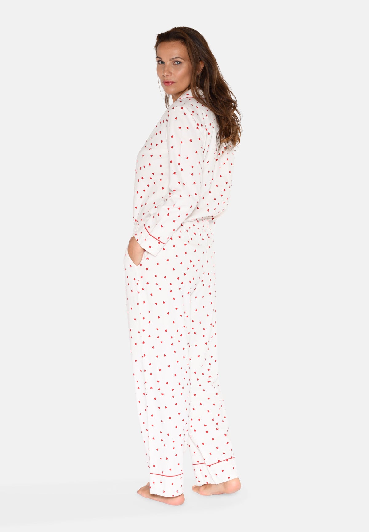 Nicola AOP Pants, Snow White – CCDK Copenhagen