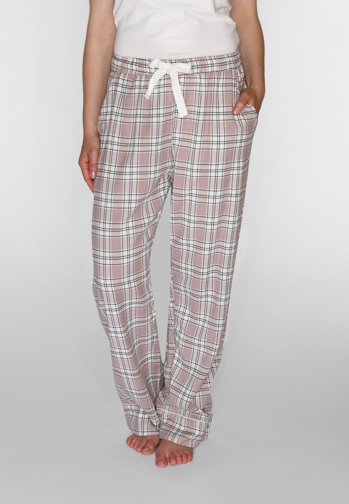 Nicola Check Pants, Violet Ice Check – CCDK Copenhagen