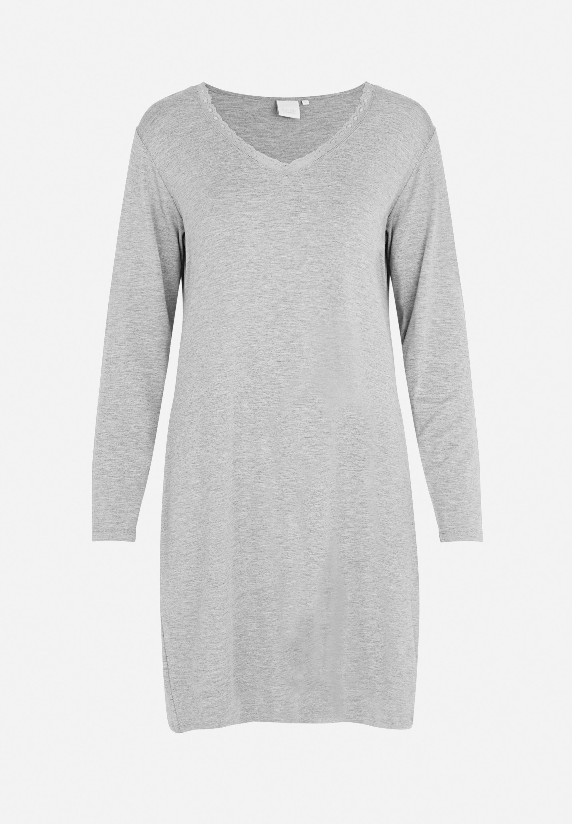 Jacqueline Long Sleeve Dress, Grey Melange