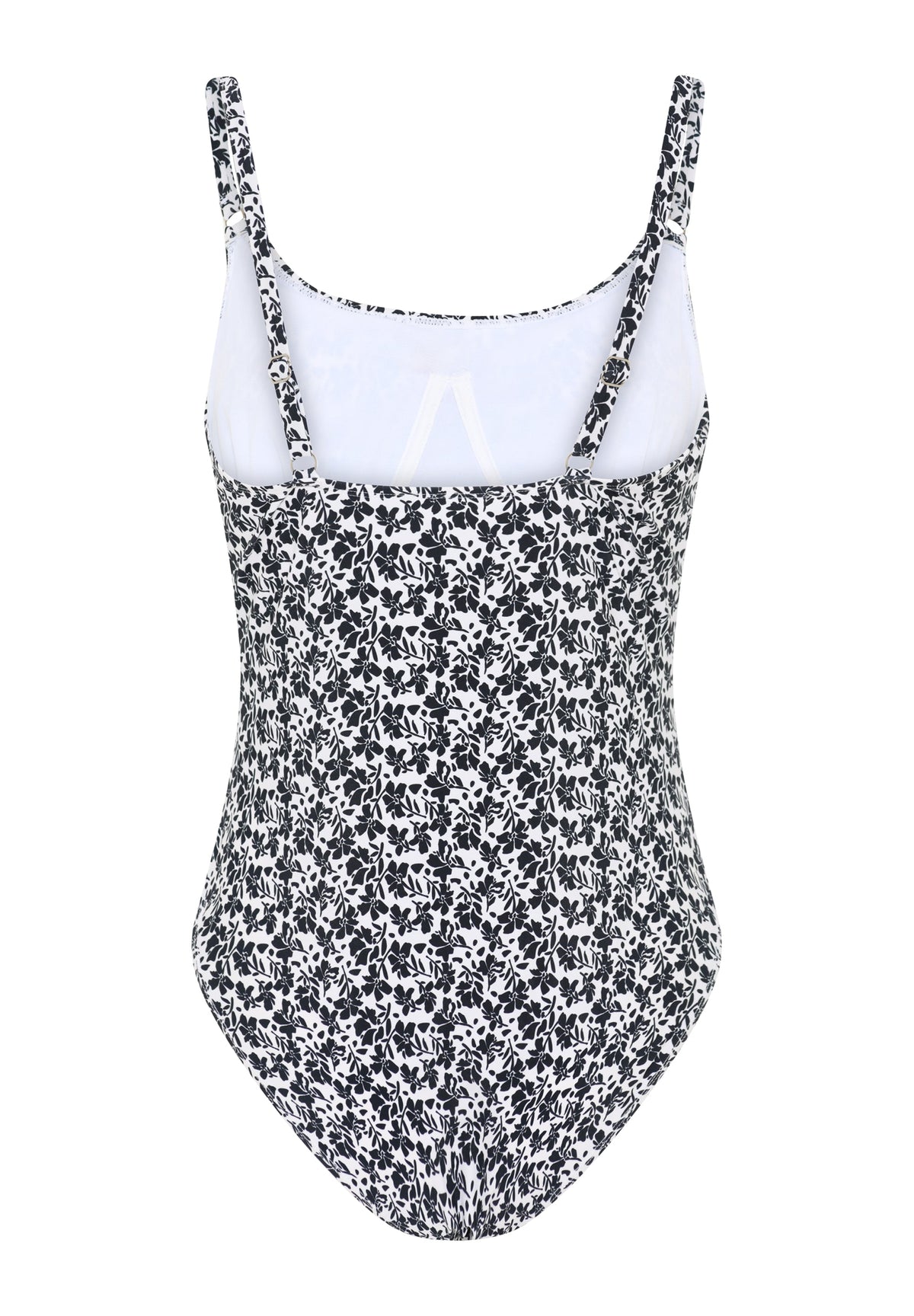 Bella Swimsuit w. Cup, Black AOP – CCDK Copenhagen