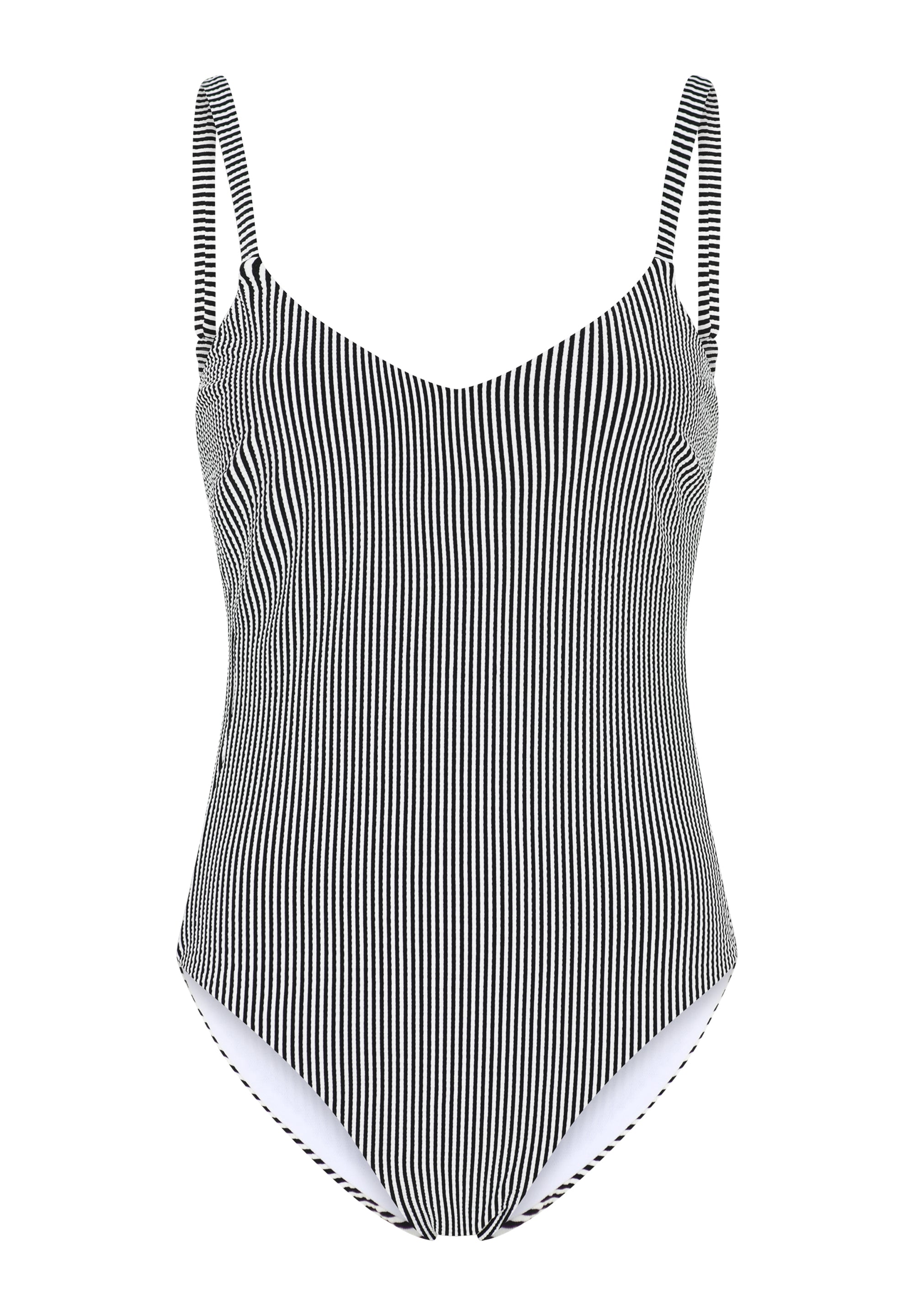 Brielle Swimsuit, Black Stripe