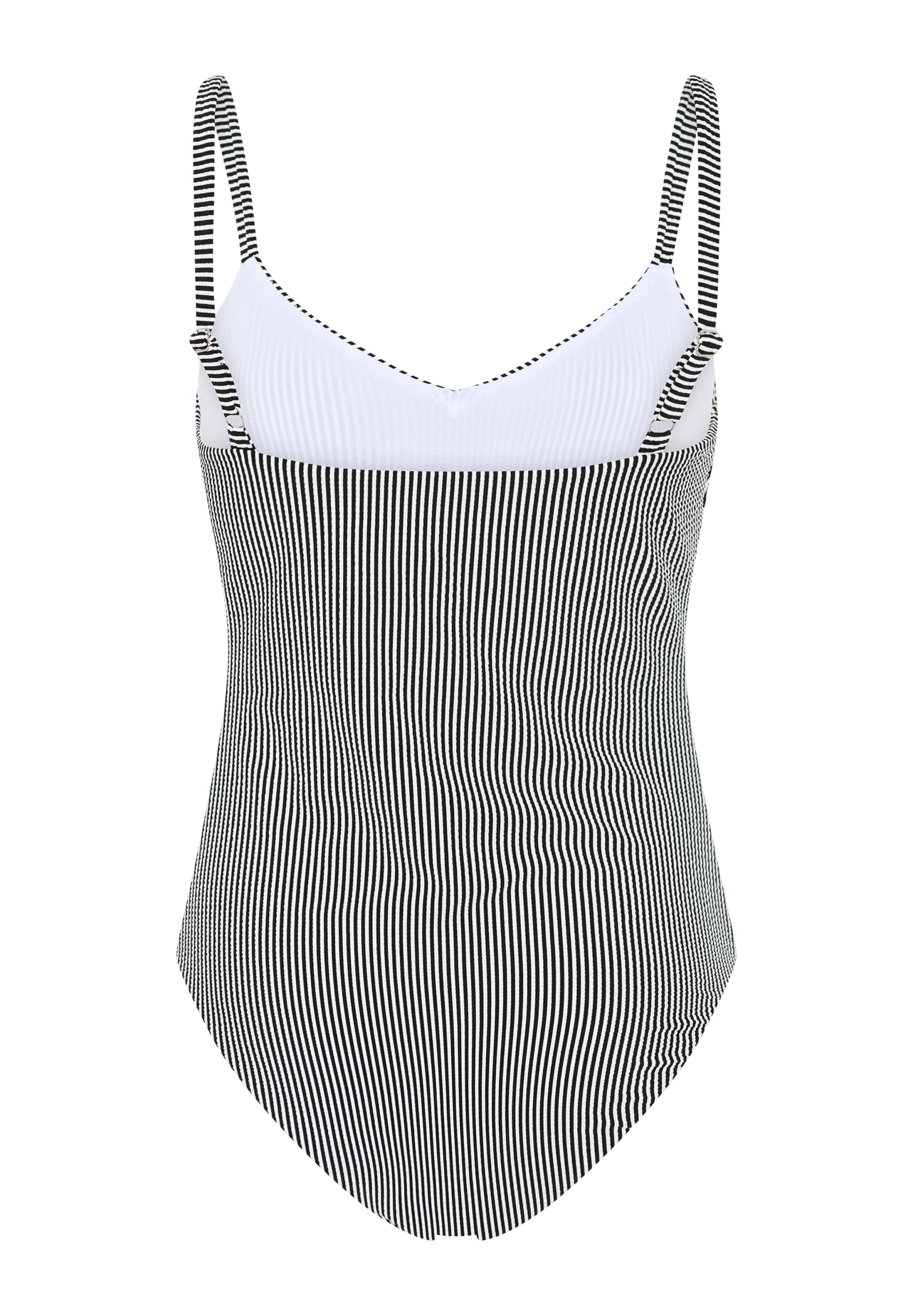 Brielle Swimsuit, Black Stripe