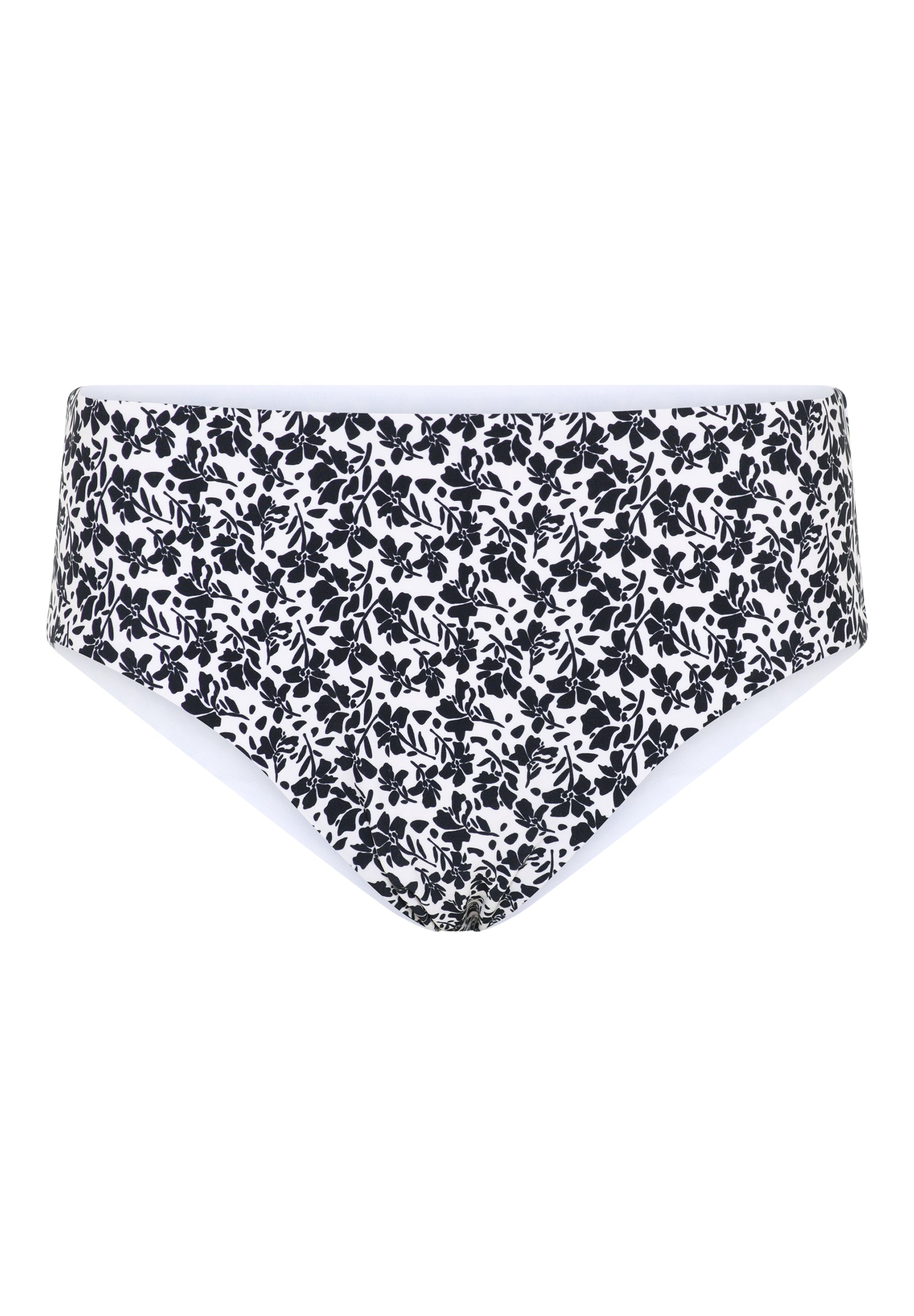 Brianna Bikini Bottom, Black AOP