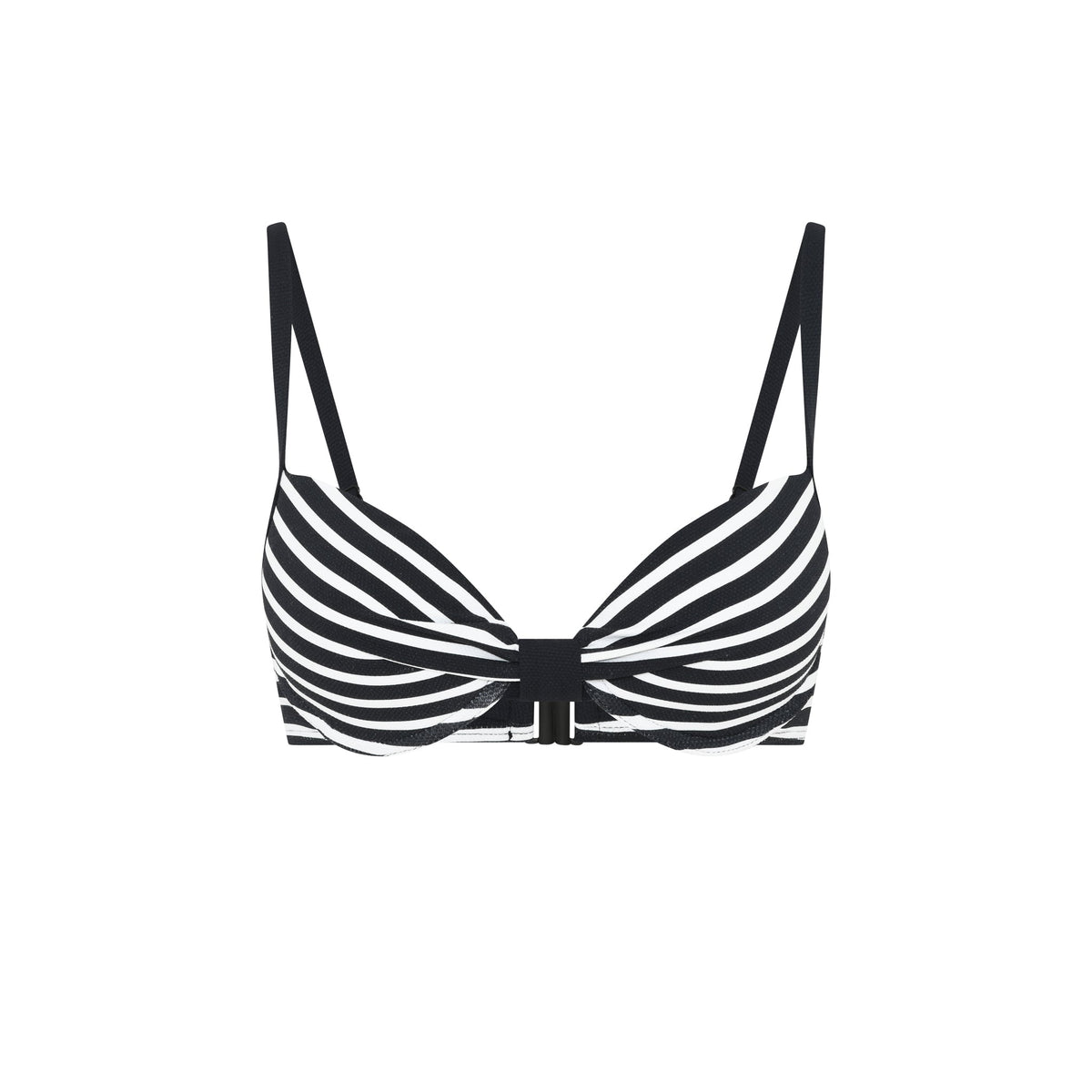 Demi Bikini Top Moulded w. Wire, Black Stripe – CCDK Copenhagen