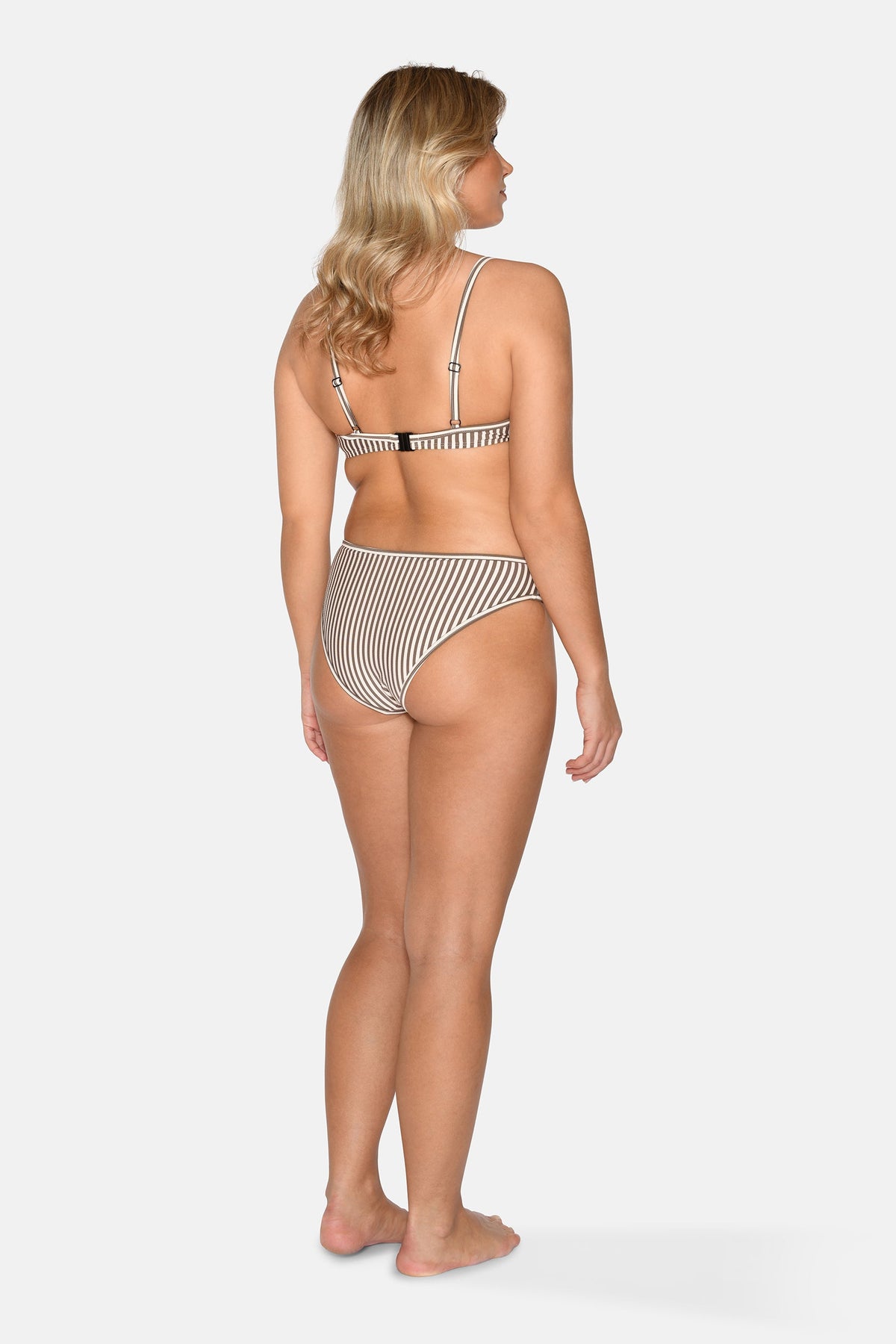 Demi Bikini Top Moulded w. Wire, Chocolate Chip Stripe – CCDK Copenhagen