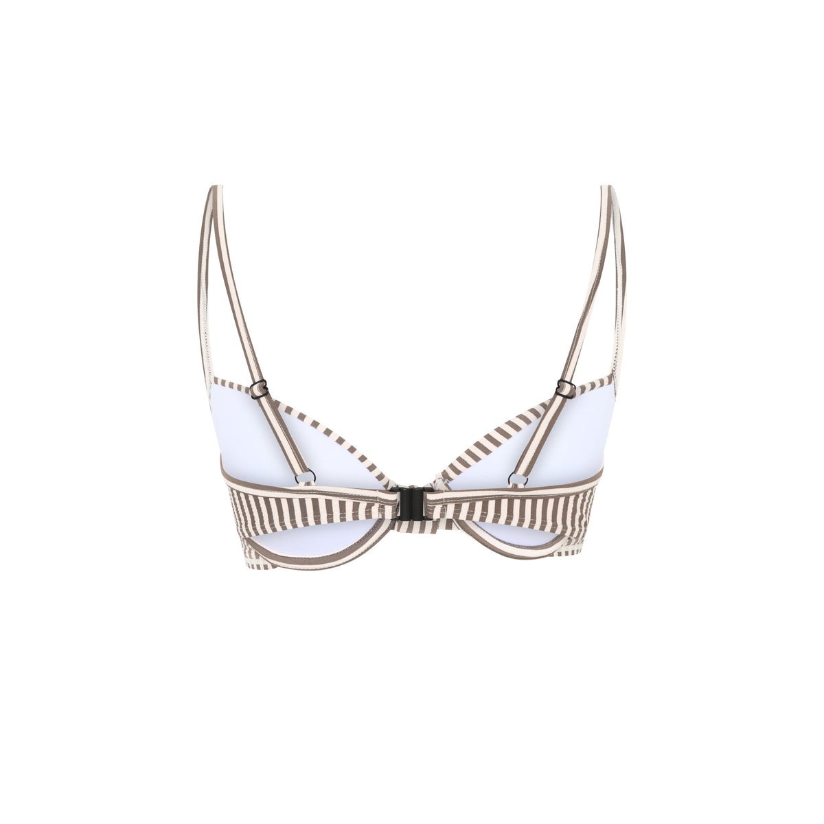 Demi Bikini Top Moulded w. Wire, Chocolate Chip Stripe – CCDK Copenhagen