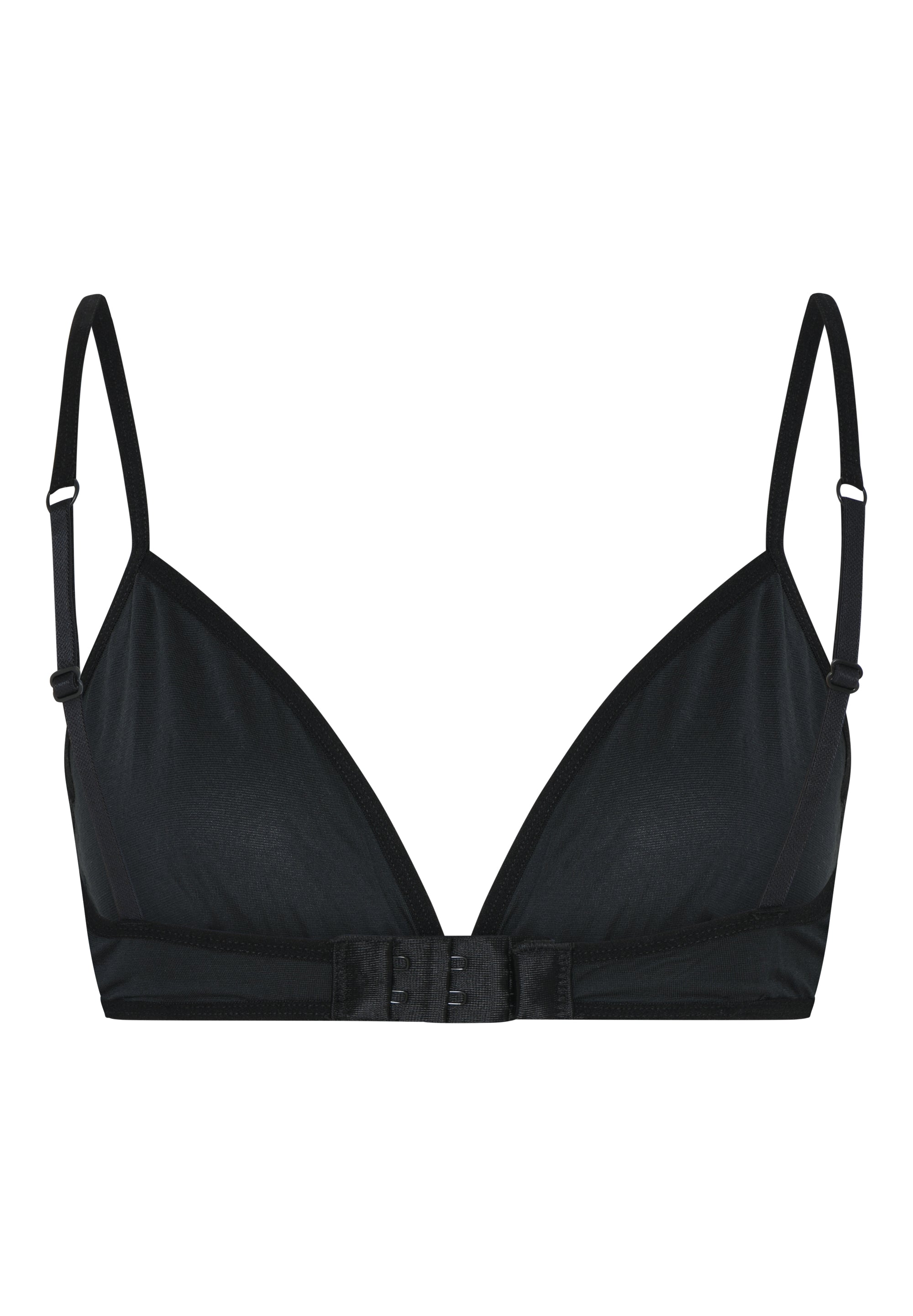 Modal Triangle Bra, Black