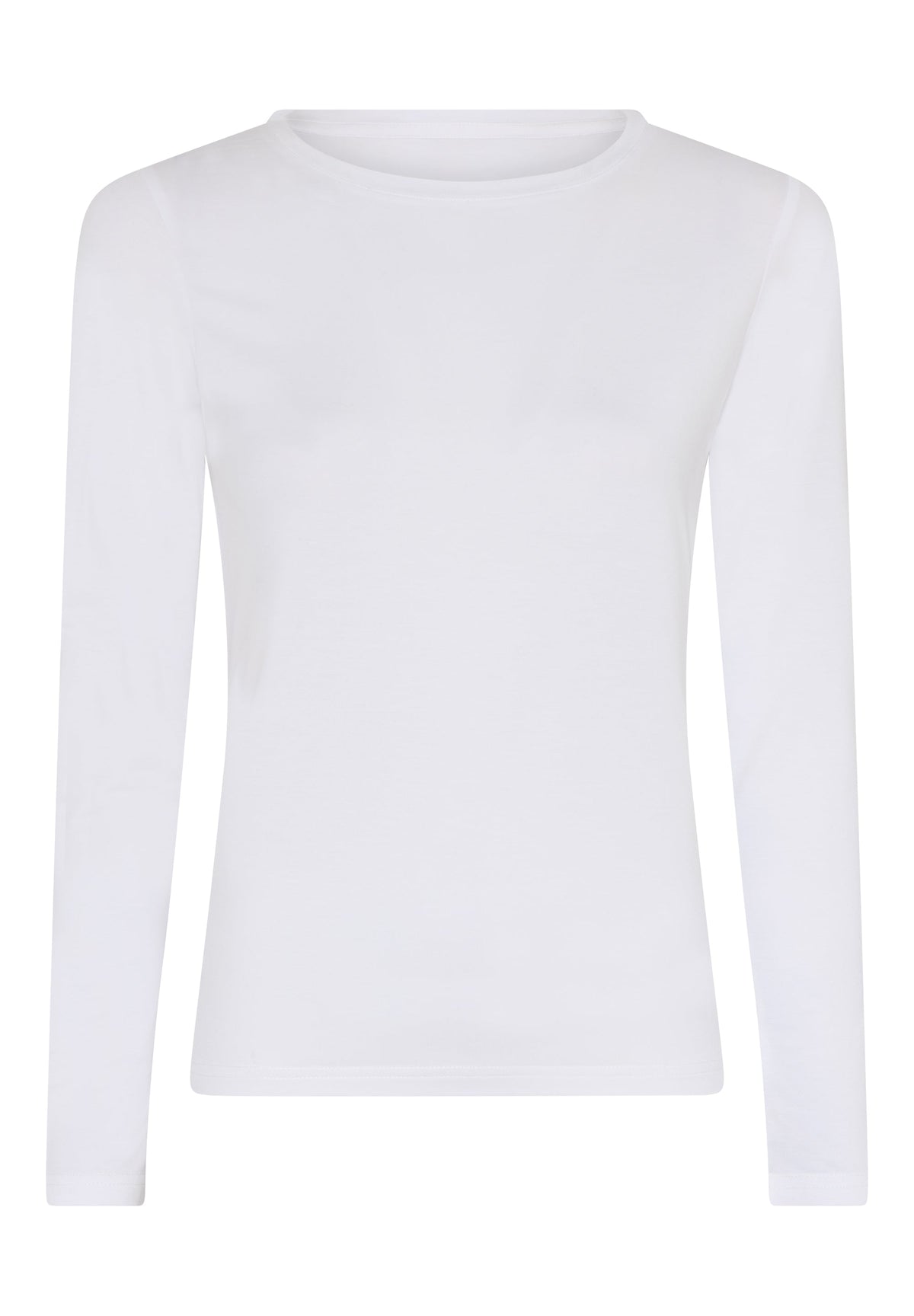 Modal L/S T-shirt, White