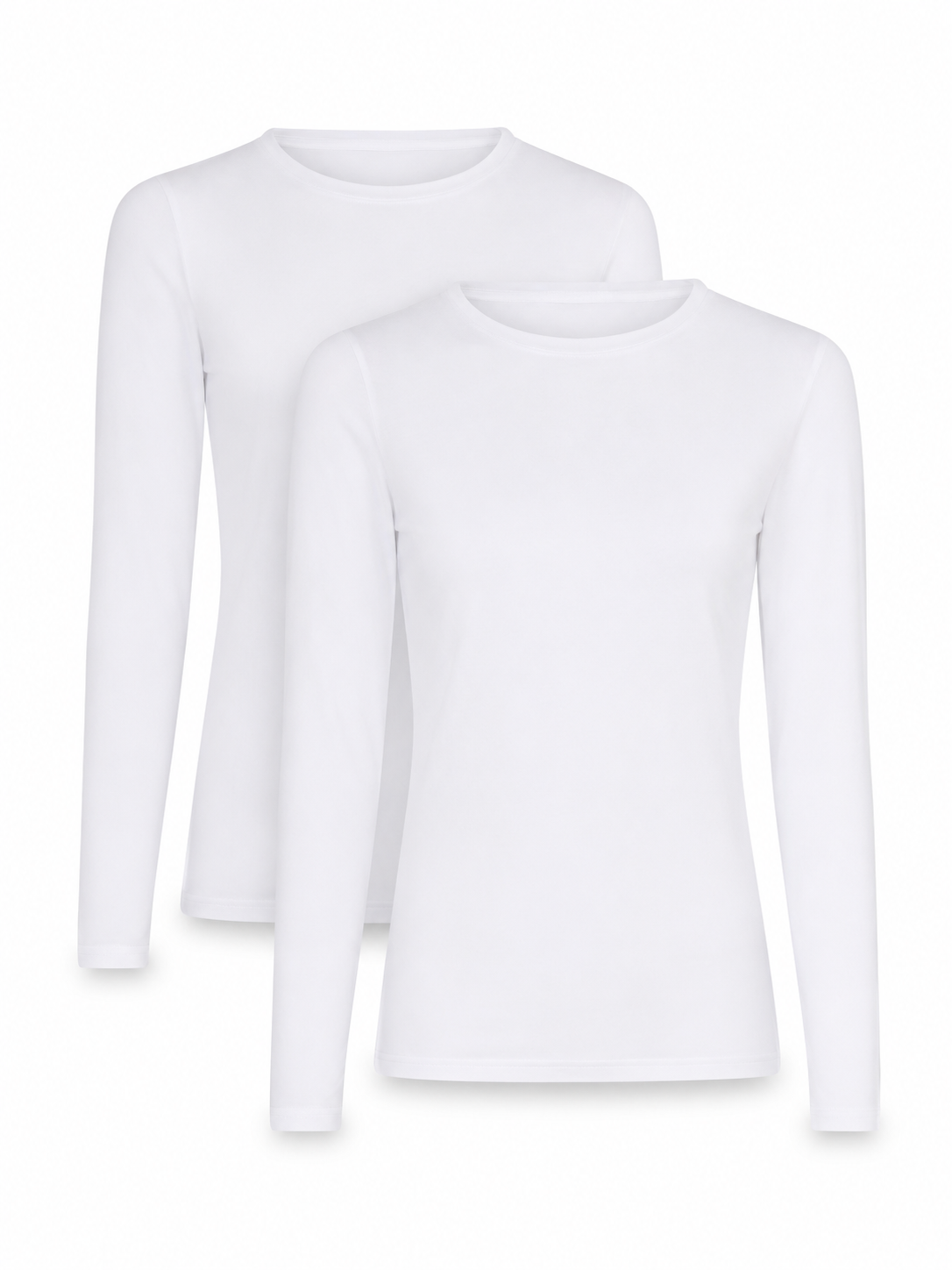 2-Pack Modal L/S T-shirt, White – CCDK Copenhagen