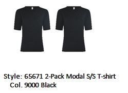 2-Pack Modal S/S T-shirt, Black – CCDK Copenhagen