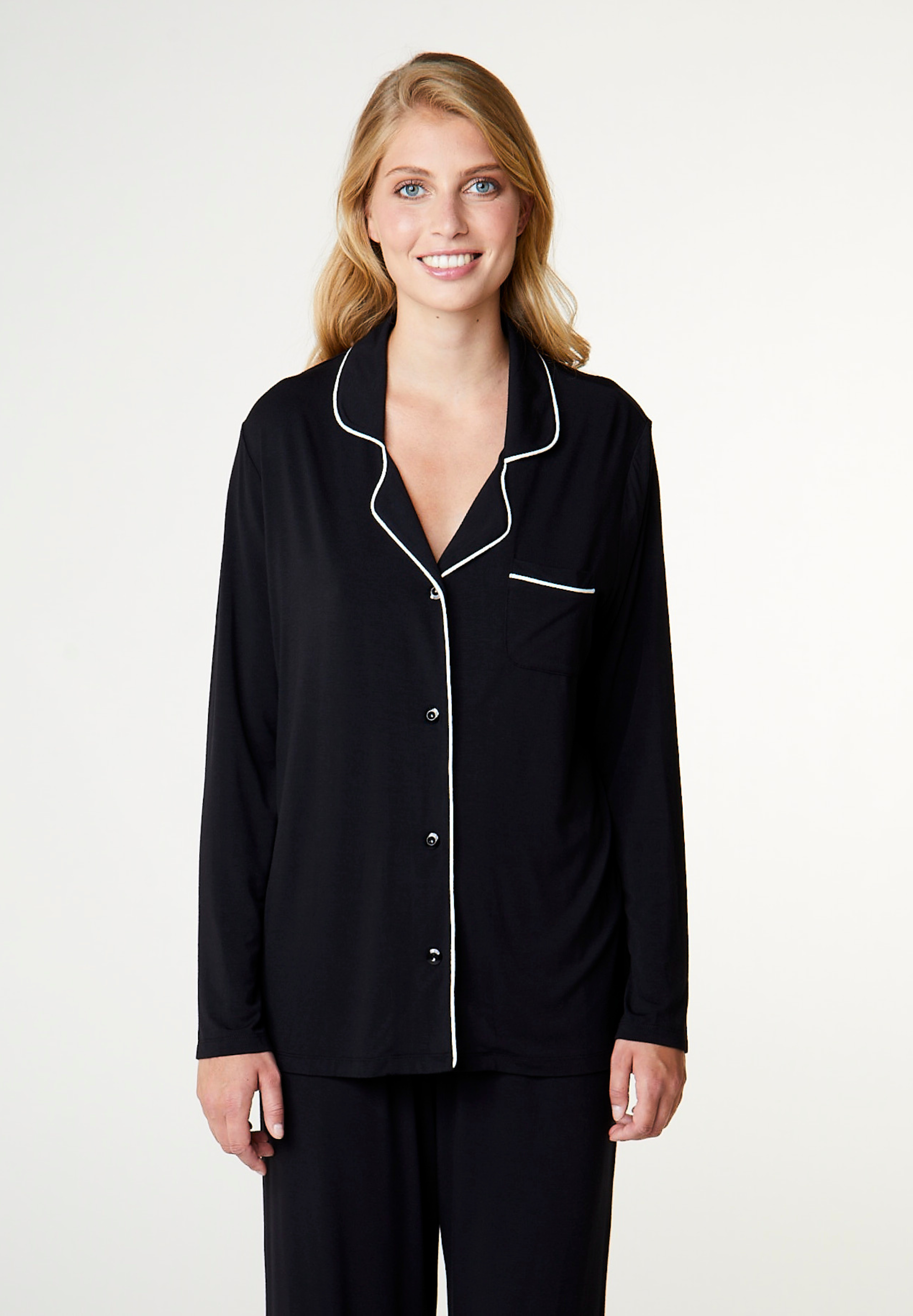 Joy Bamboo Shirt, Black