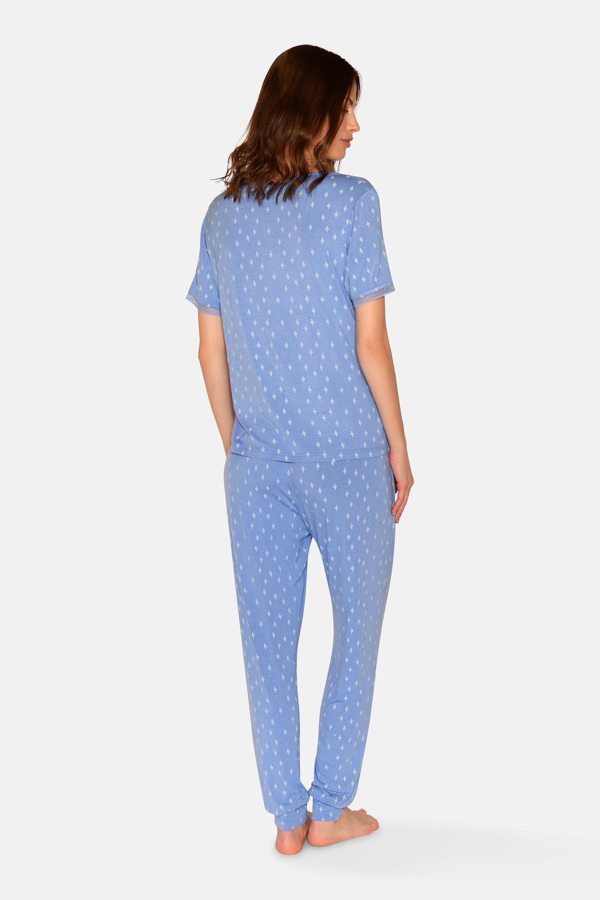 Jordan S/S T-shirt, Azurine AOP – CCDK Copenhagen