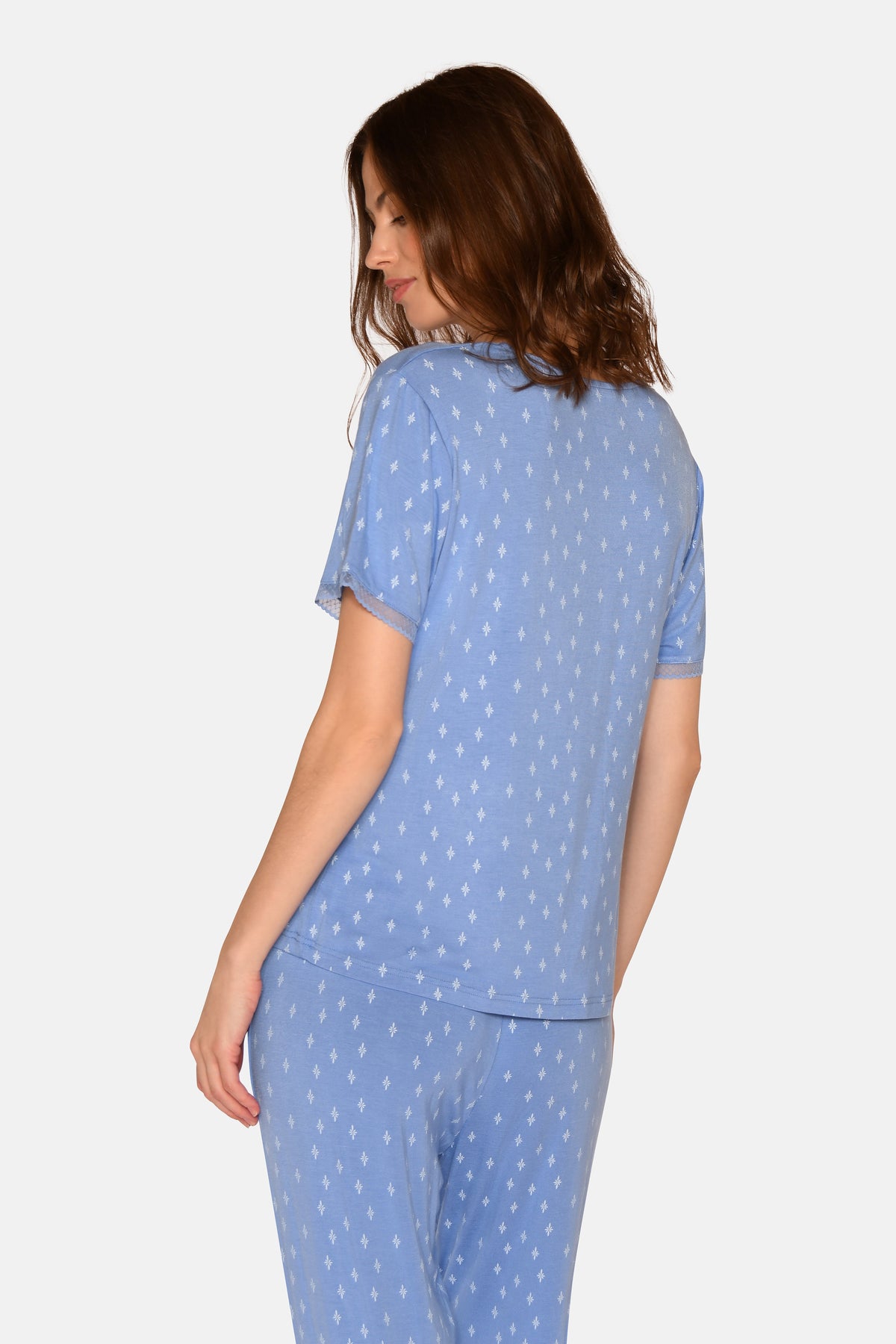 Jordan S/S T-shirt, Azurine AOP – CCDK Copenhagen