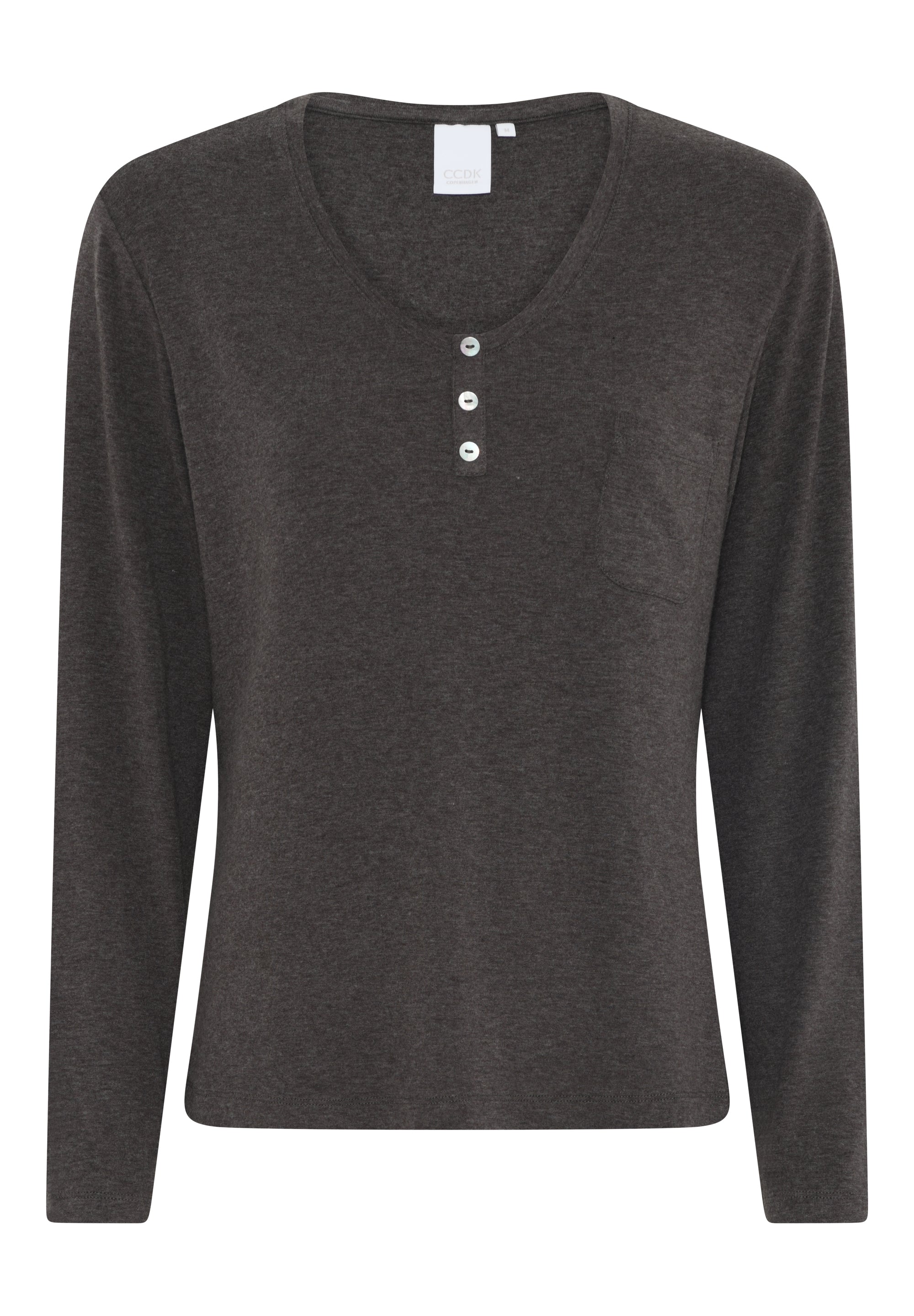 Jordan Long Sleeve T-shirt, Seal Brown Melange