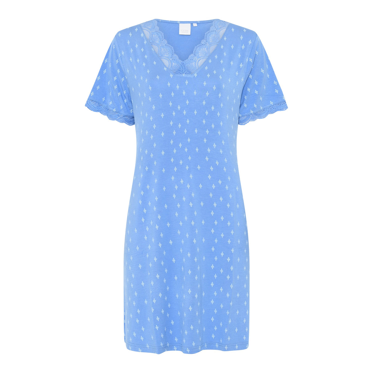 Jacqueline S/S Dress, Azurine AOP – CCDK Copenhagen