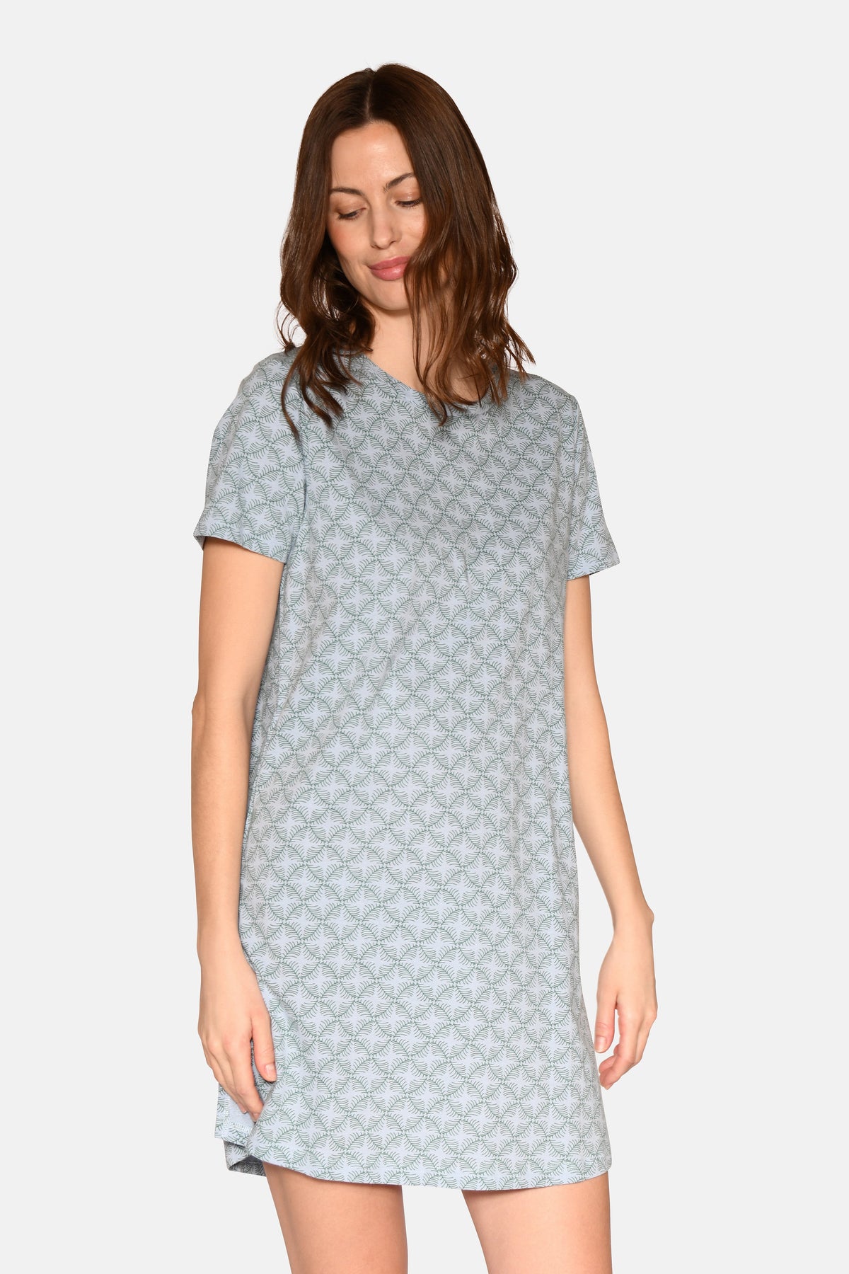 Nicole S/S Dress, Kentucky Blue AOP – CCDK Copenhagen