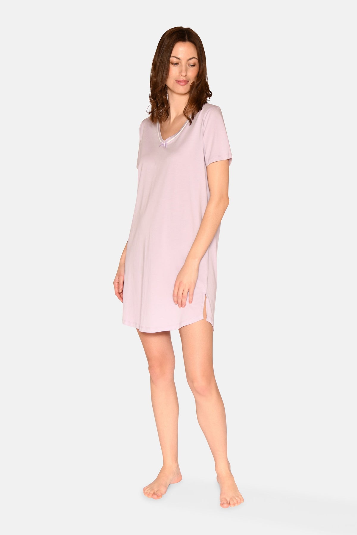 Nicole S/S V-neck Dress, Misty Lilac – CCDK Copenhagen